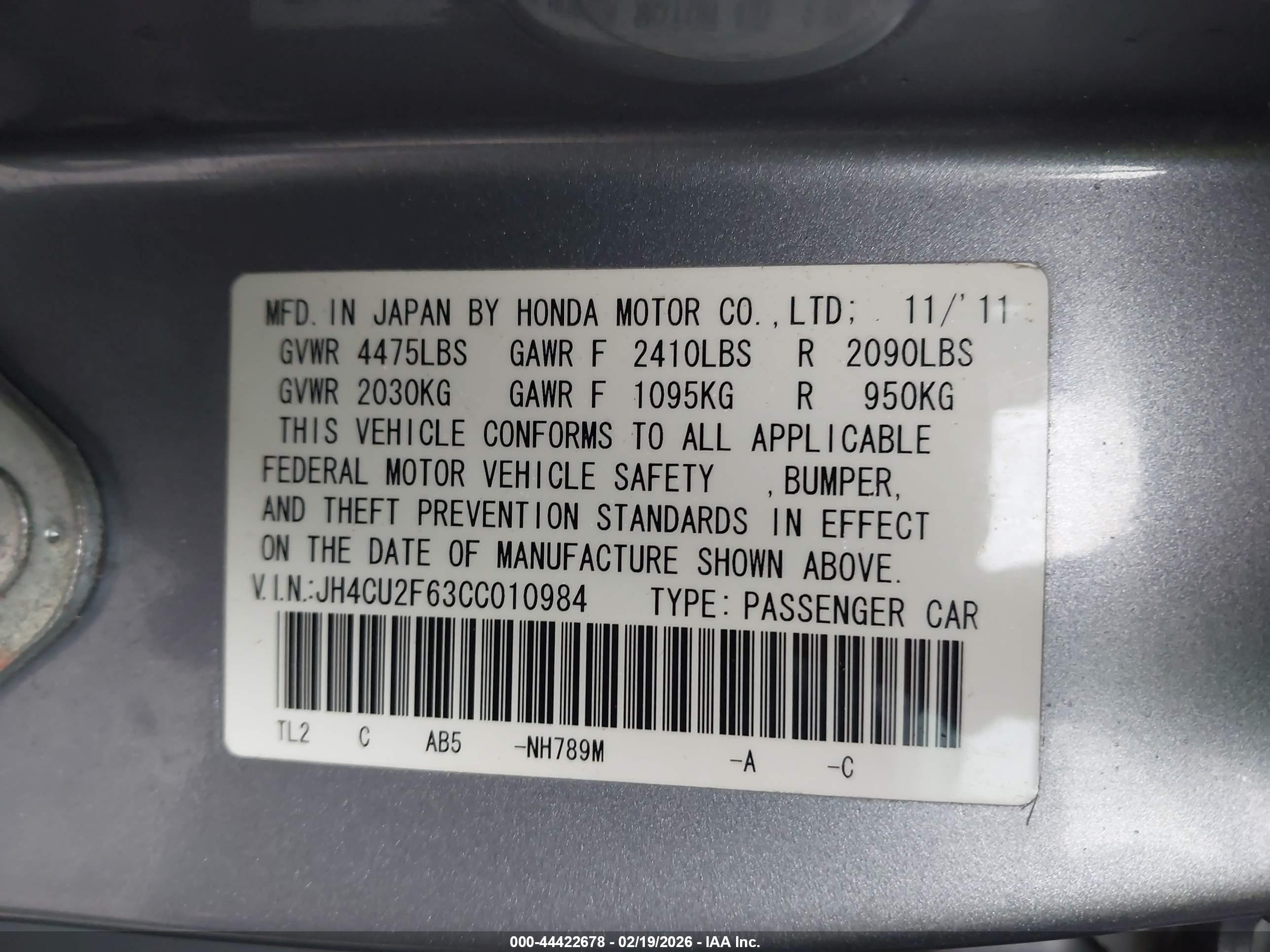 ACURA TSX image 9