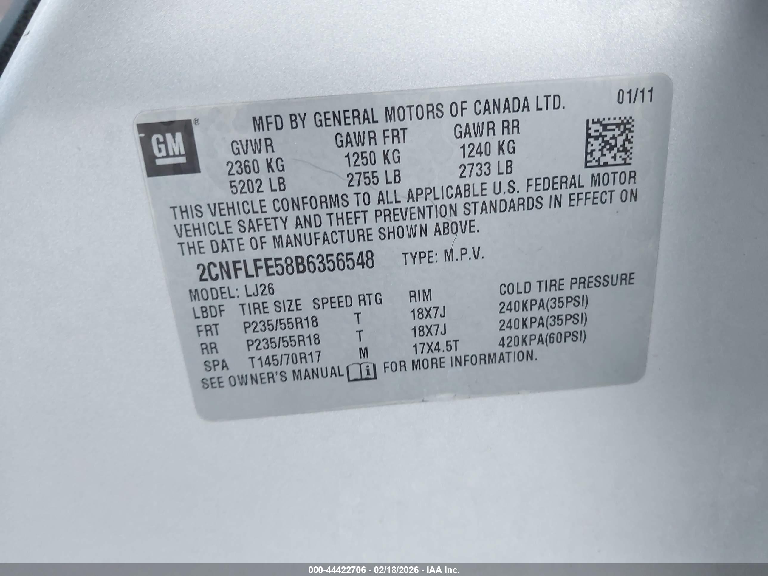 CHEVROLET EQUINOX image 9