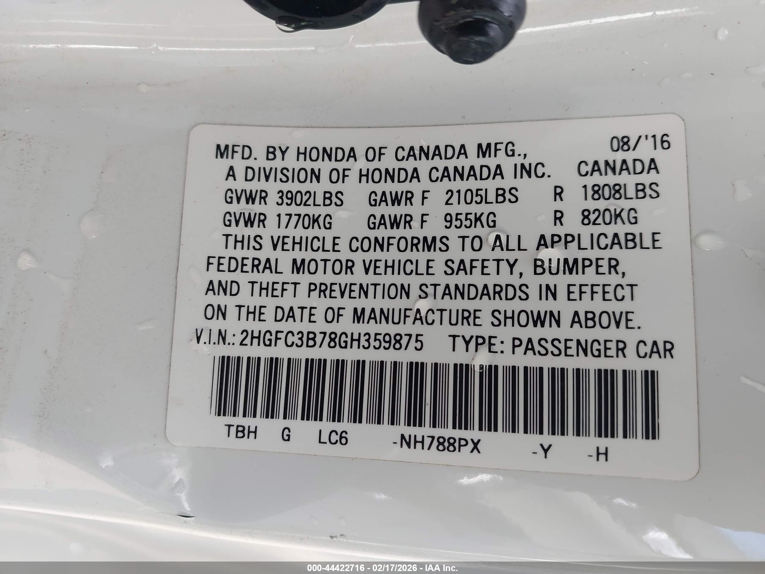 HONDA CIVIC image 9