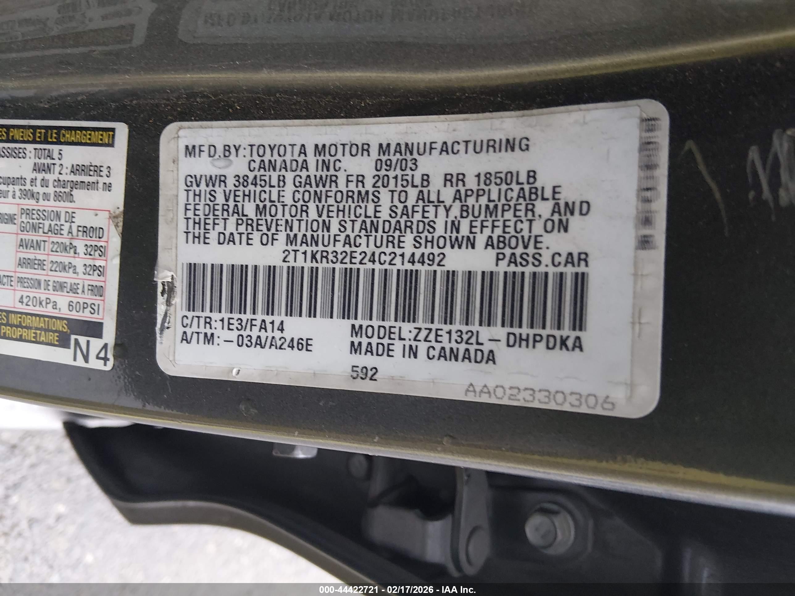TOYOTA MATRIX image 9