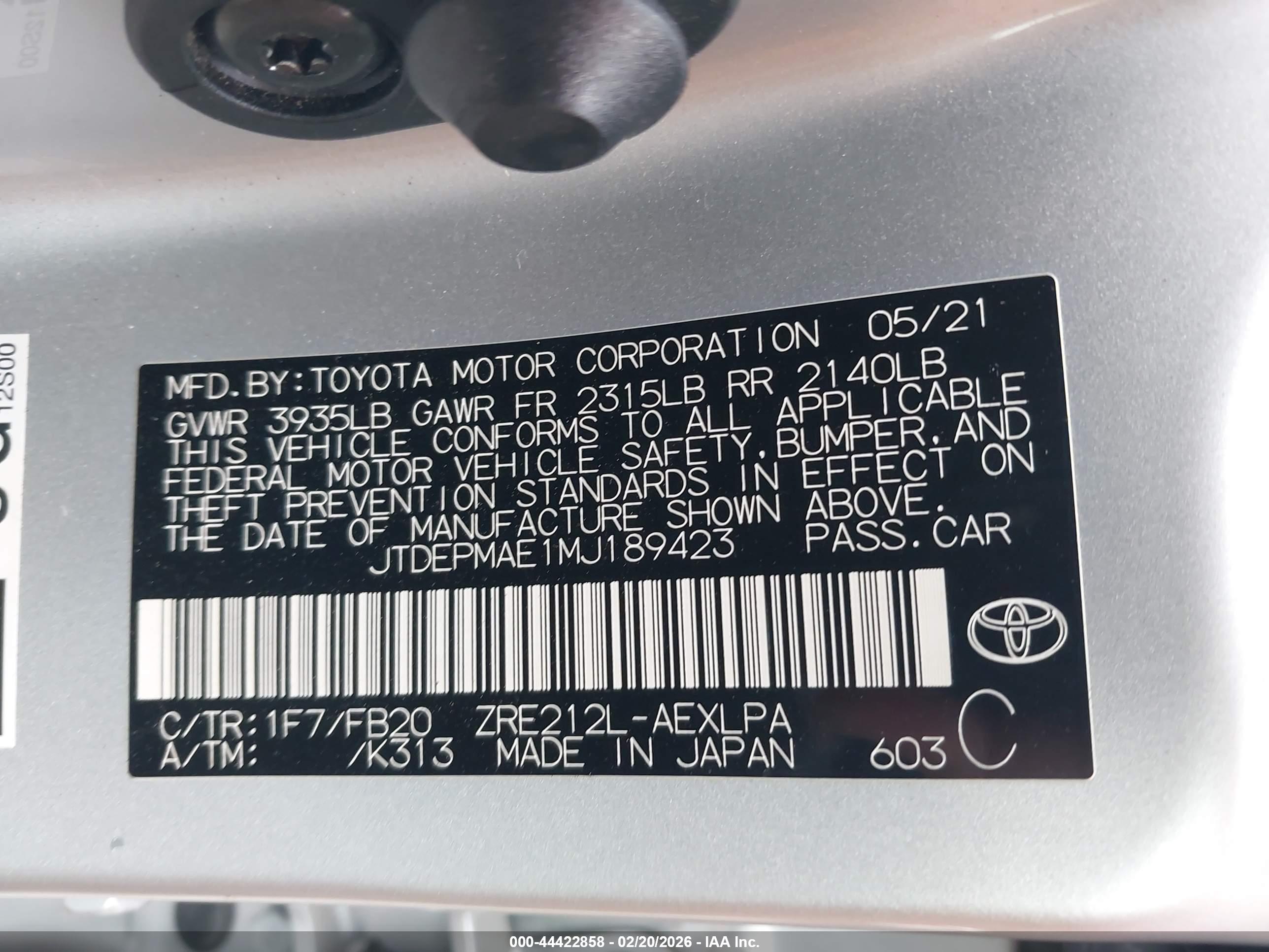 TOYOTA COROLLA image 9