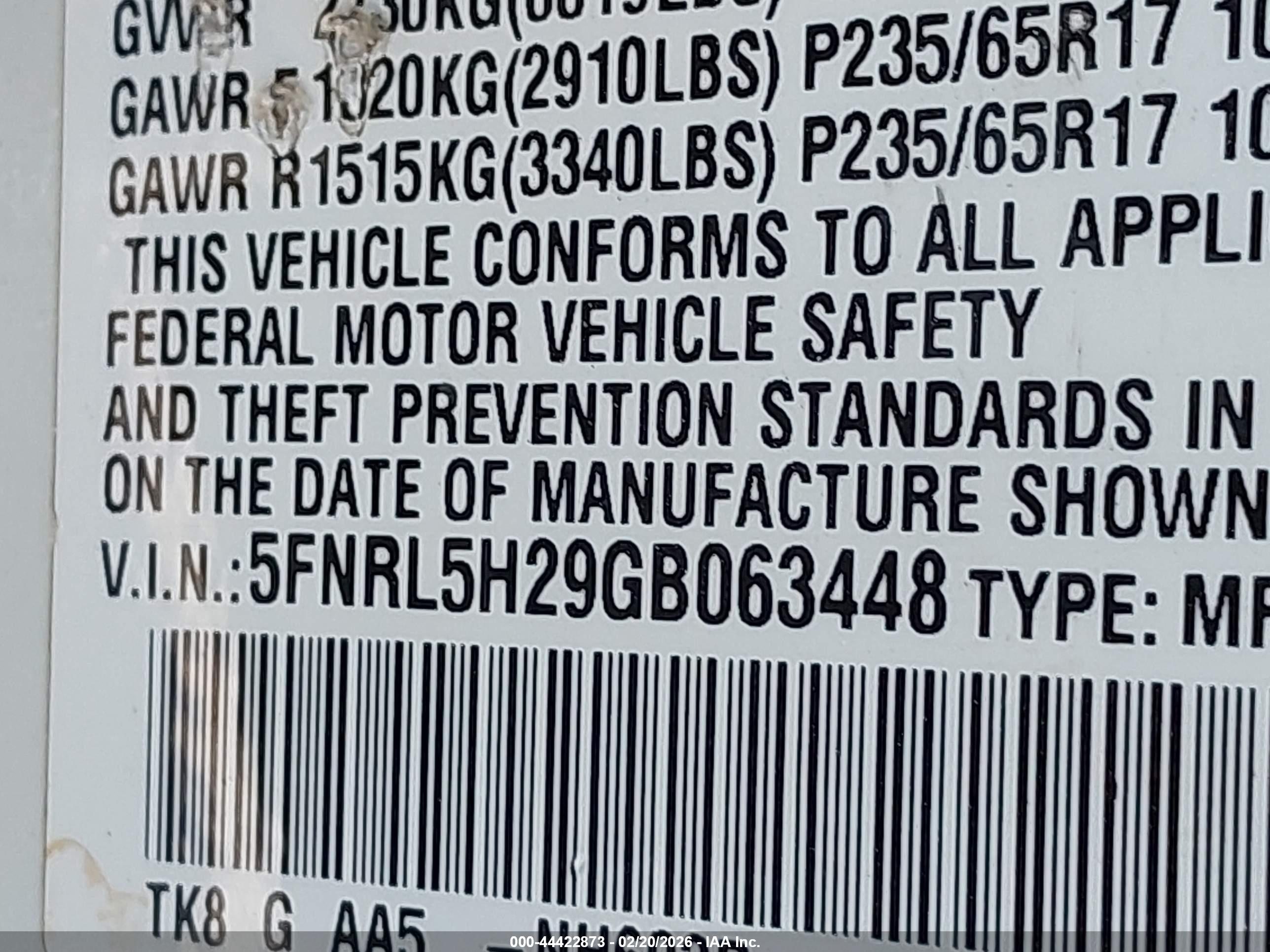 HONDA ODYSSEY image 9
