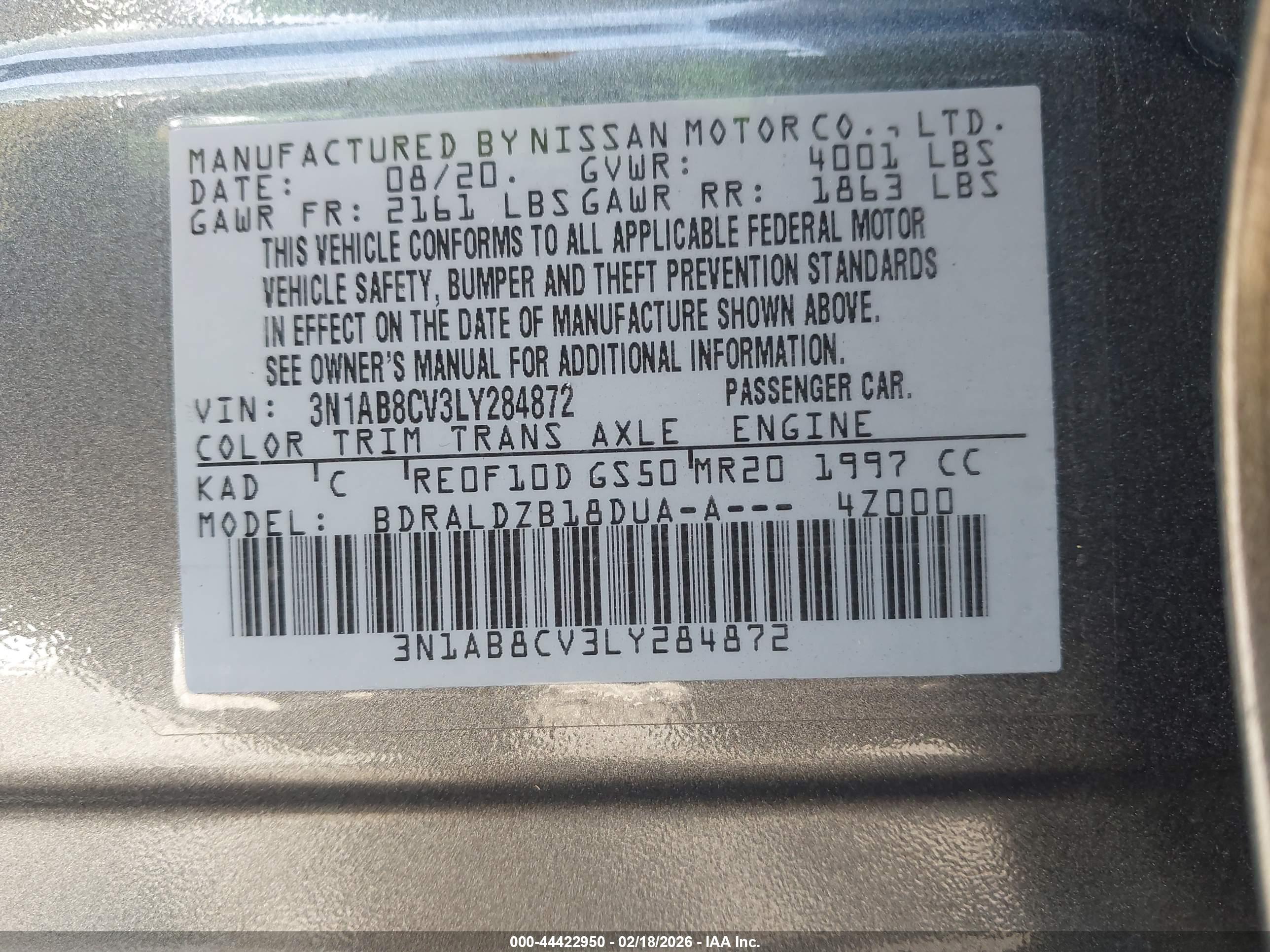 NISSAN SENTRA image 9