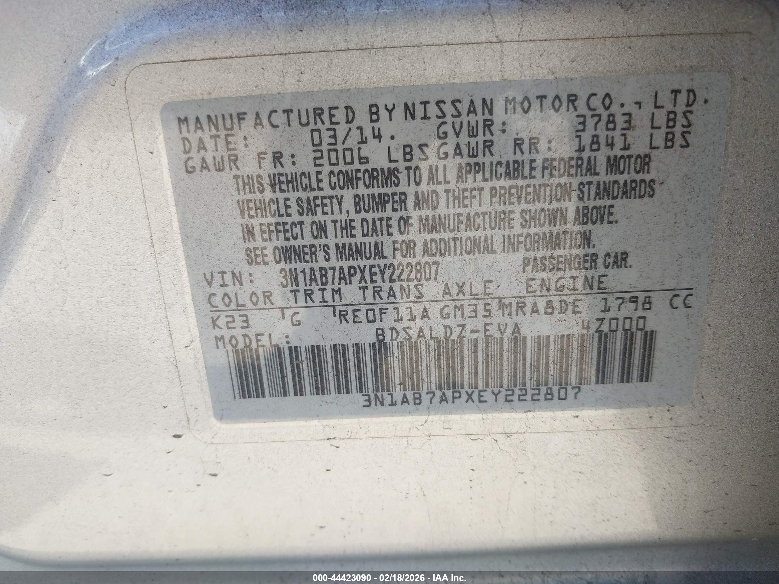 NISSAN SENTRA image 9