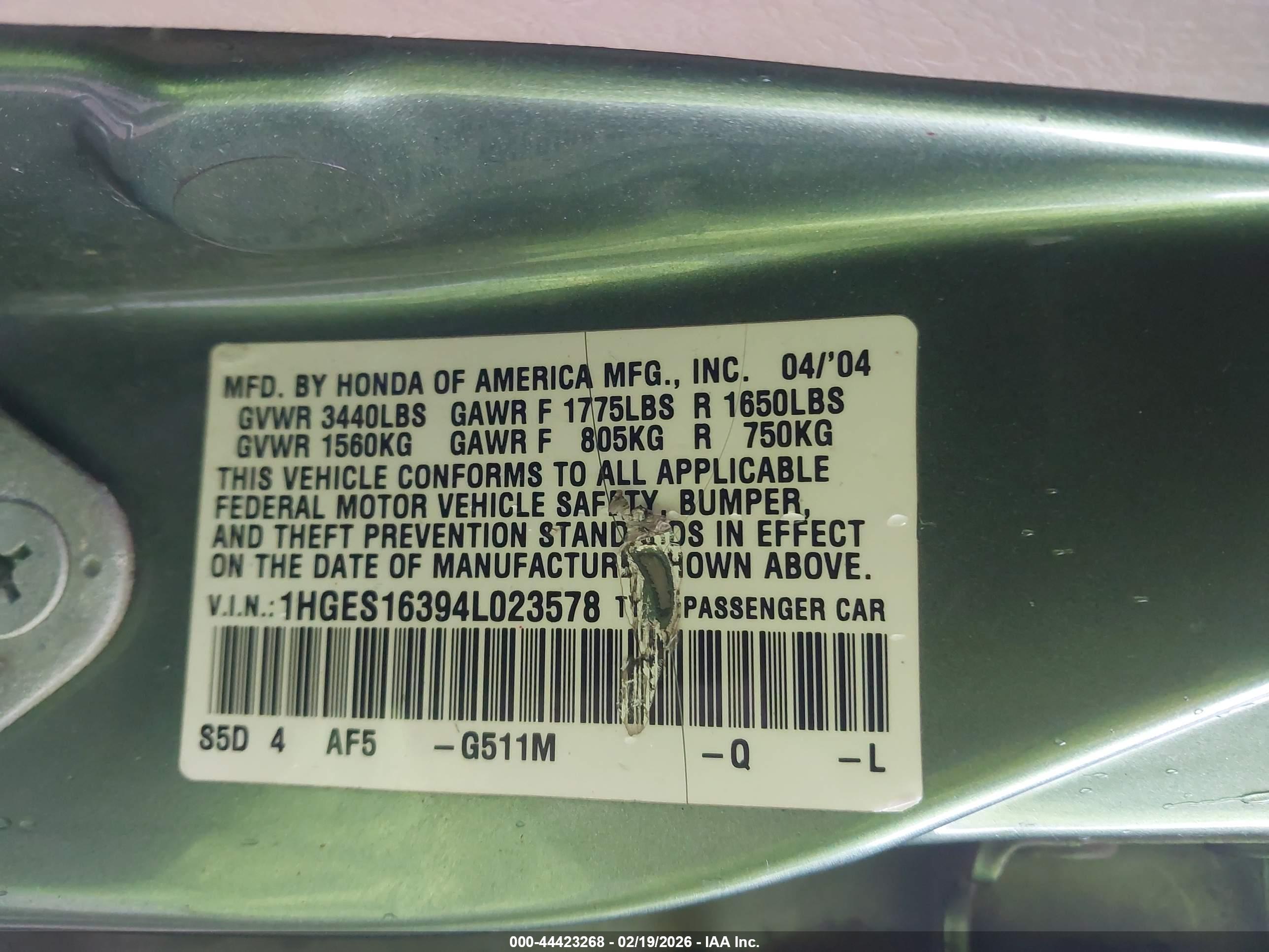 HONDA CIVIC image 9