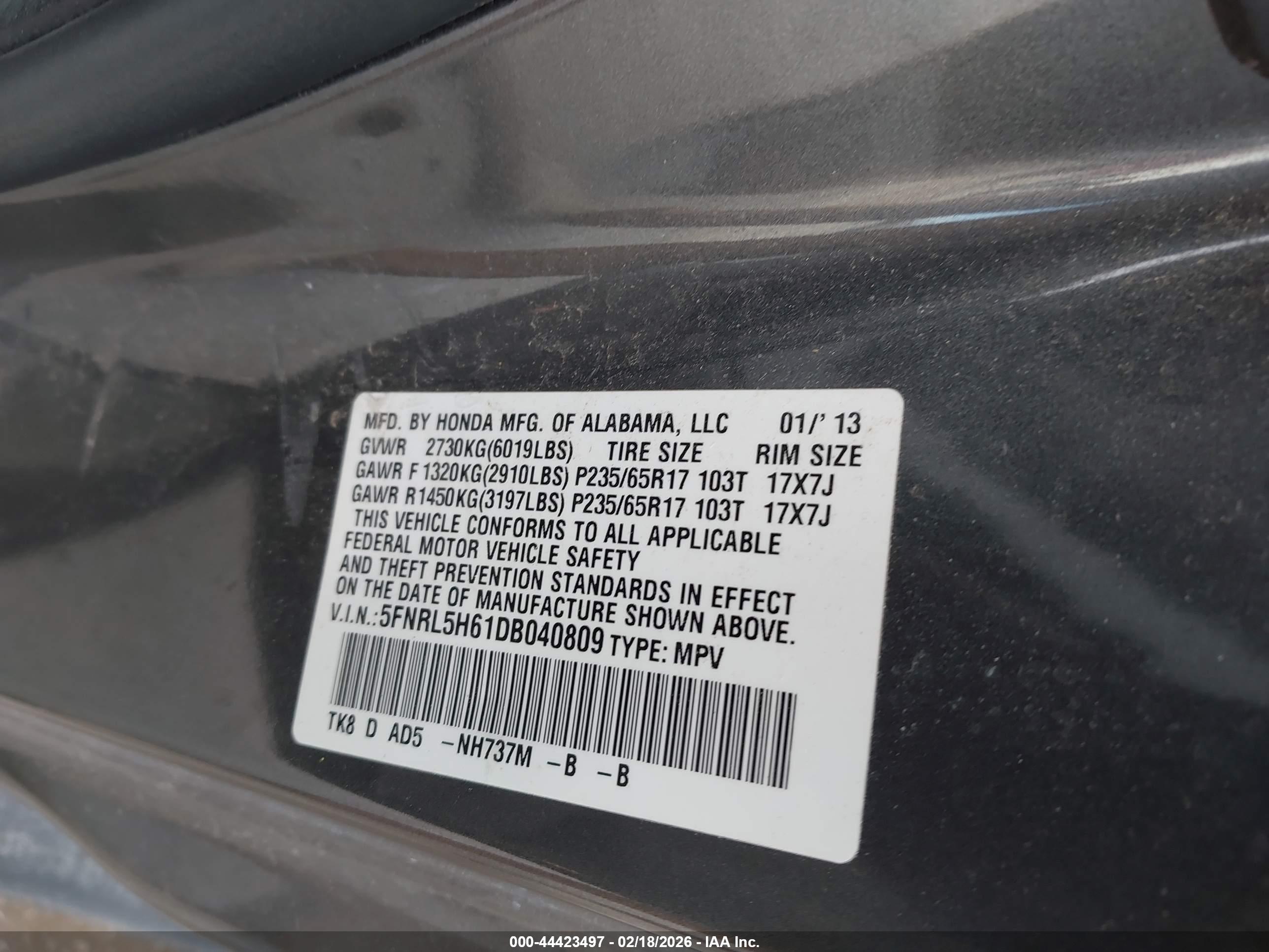 HONDA ODYSSEY image 9