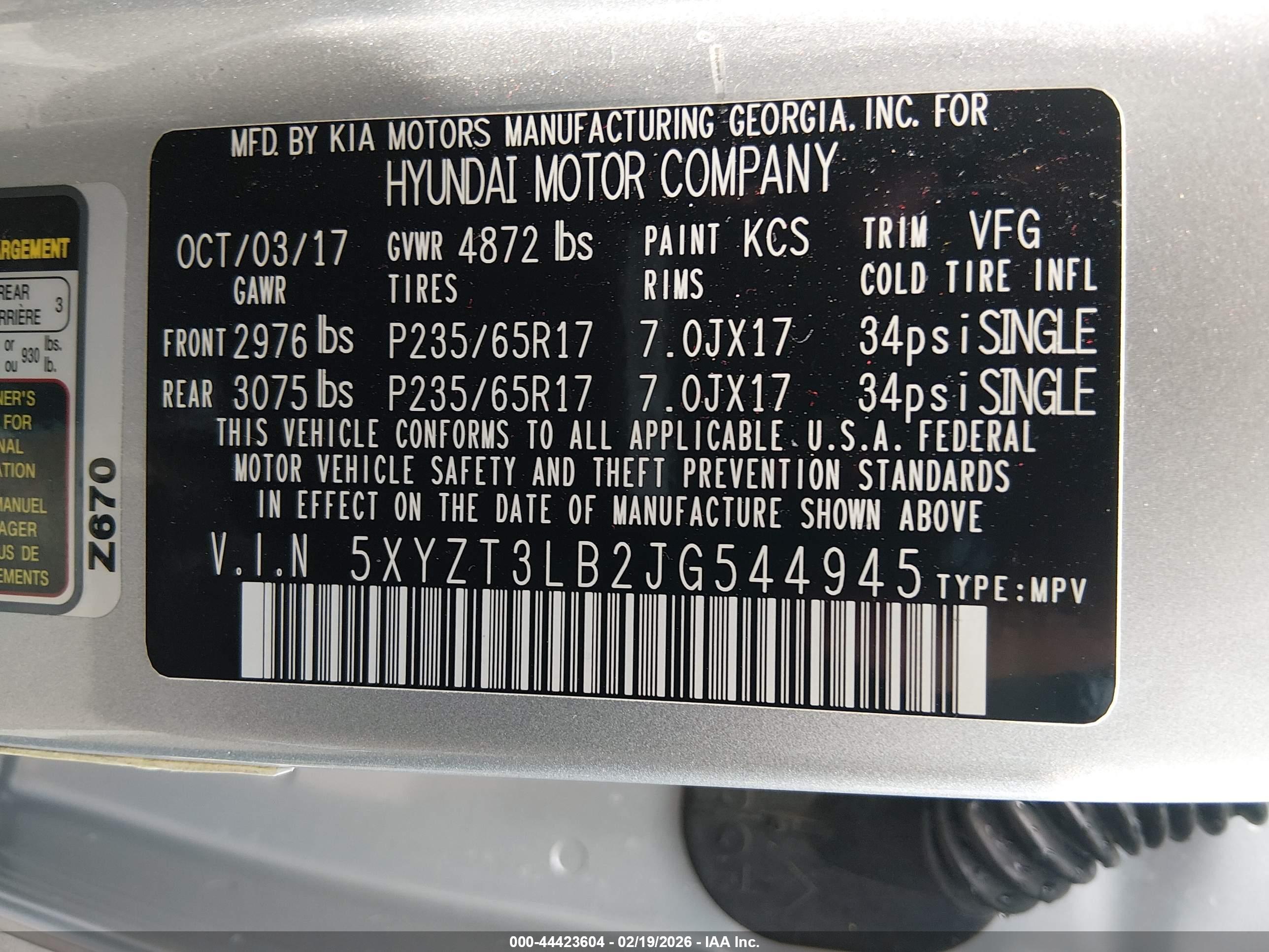 HYUNDAI SANTA image 9
