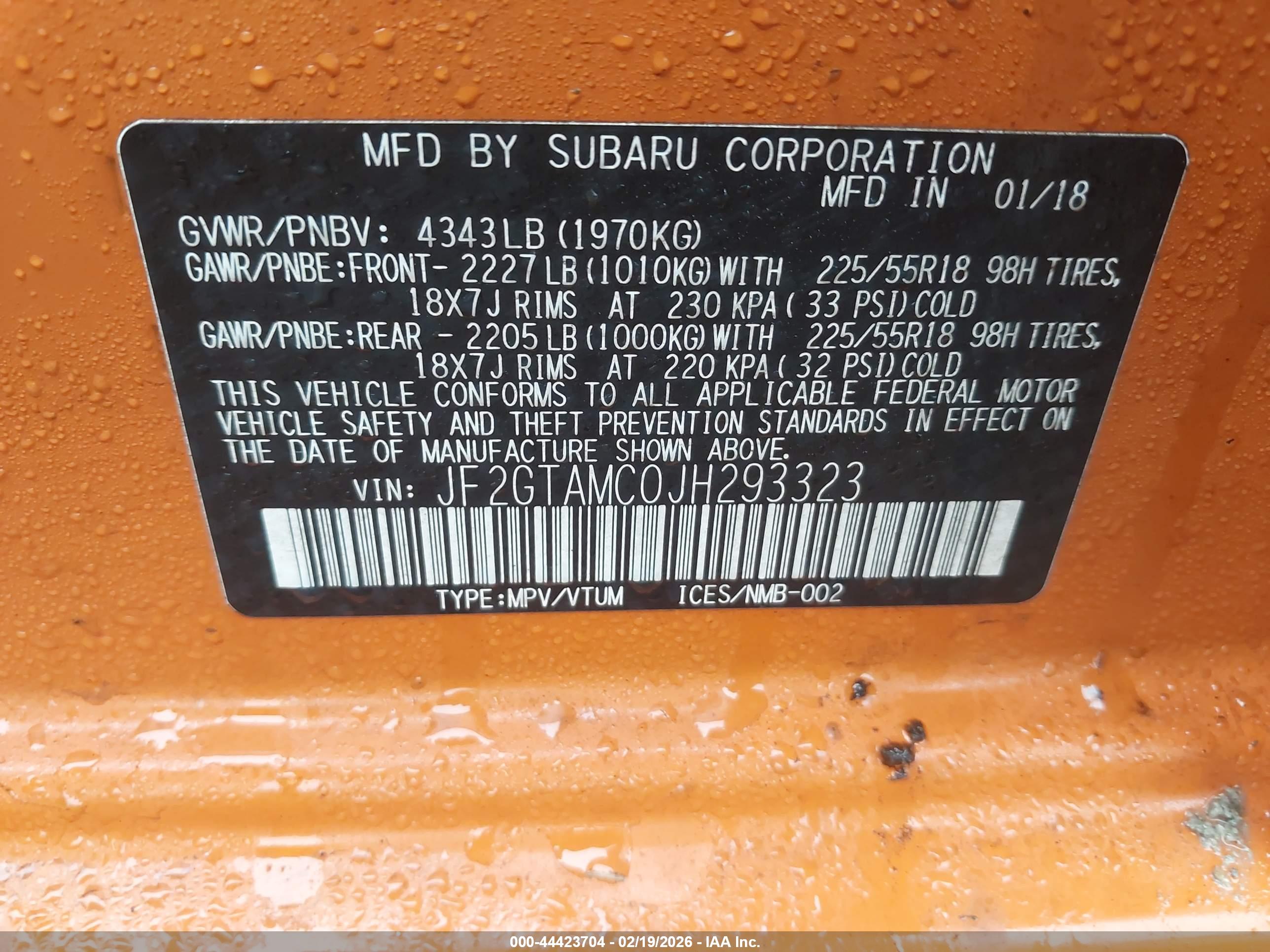 SUBARU CROSSTREK image 9