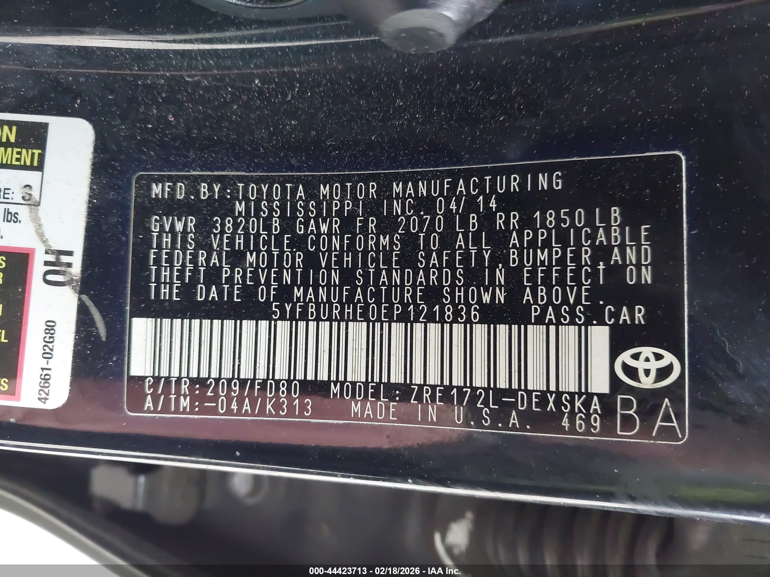 TOYOTA COROLLA image 9