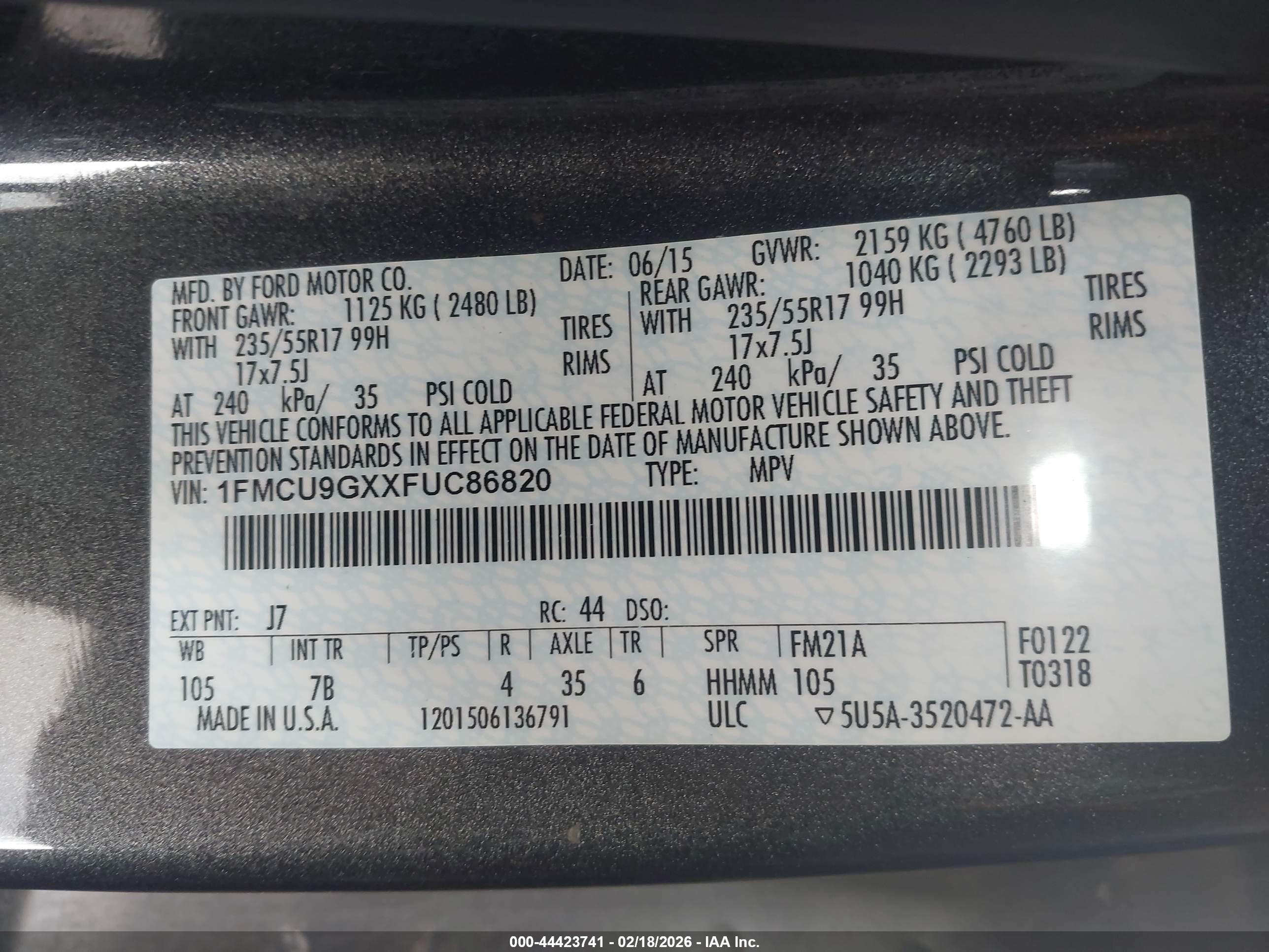 FORD ESCAPE image 9