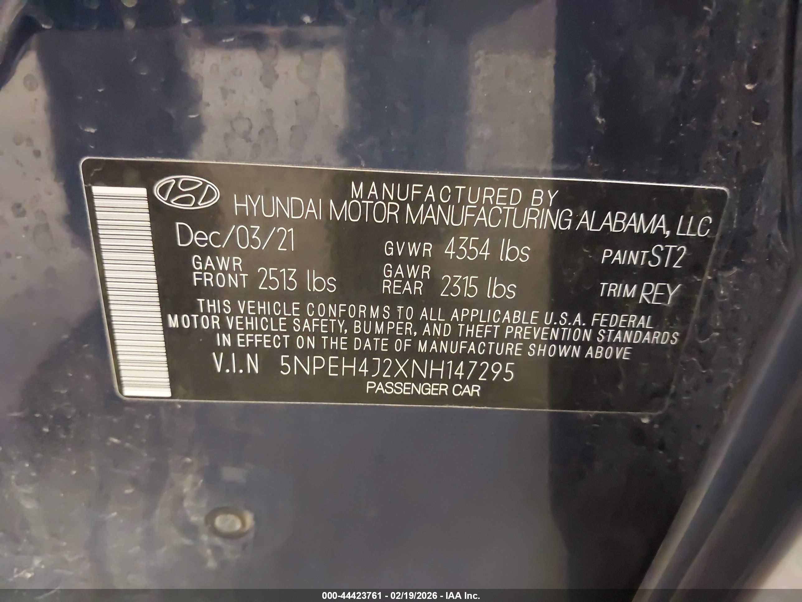 HYUNDAI SONATA image 9