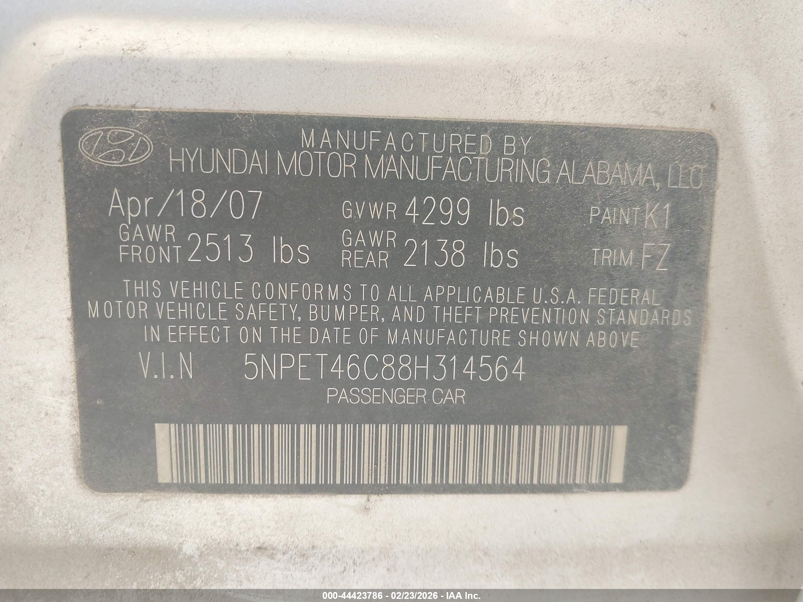 HYUNDAI SONATA image 9