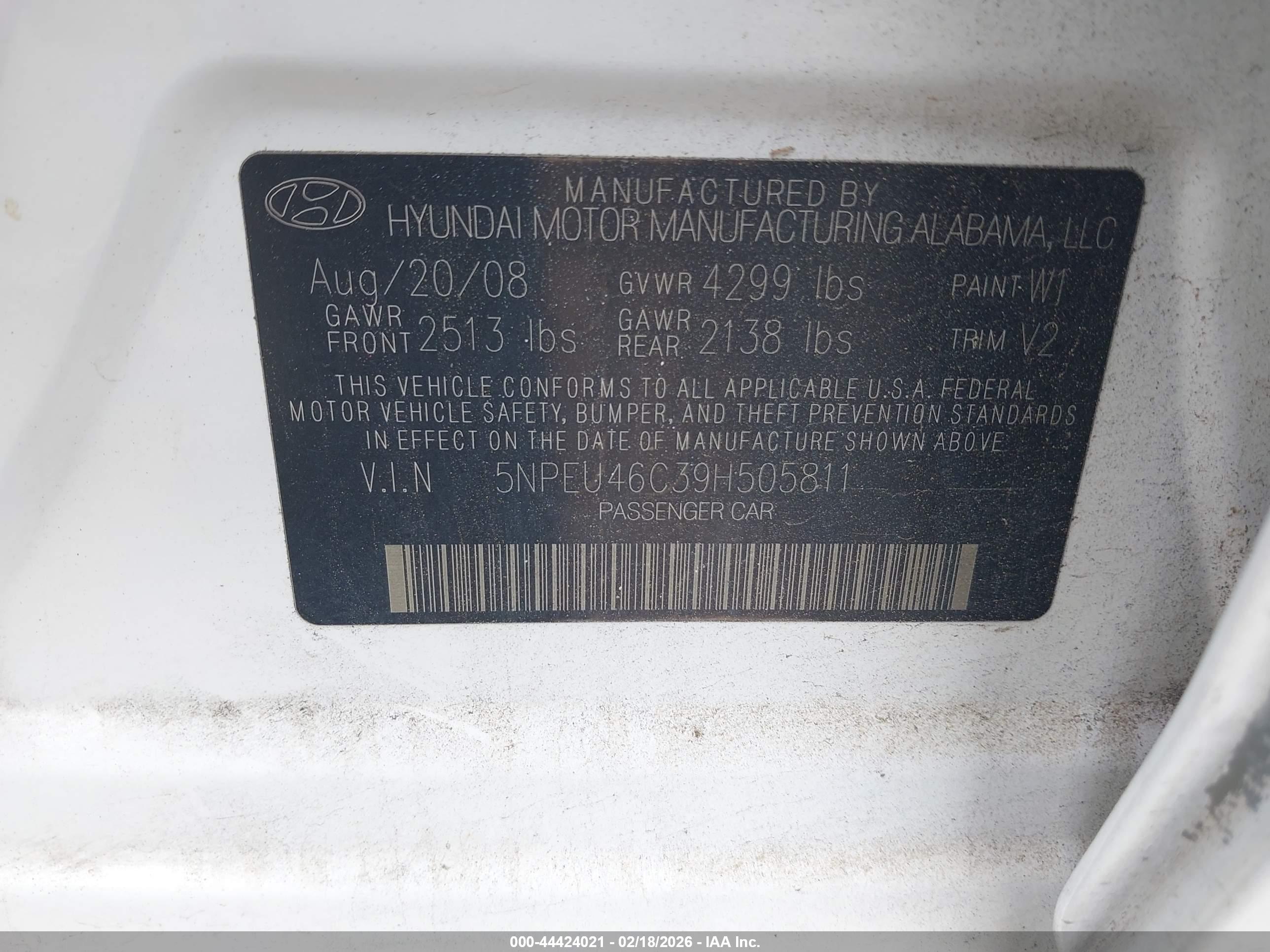 HYUNDAI SONATA image 9