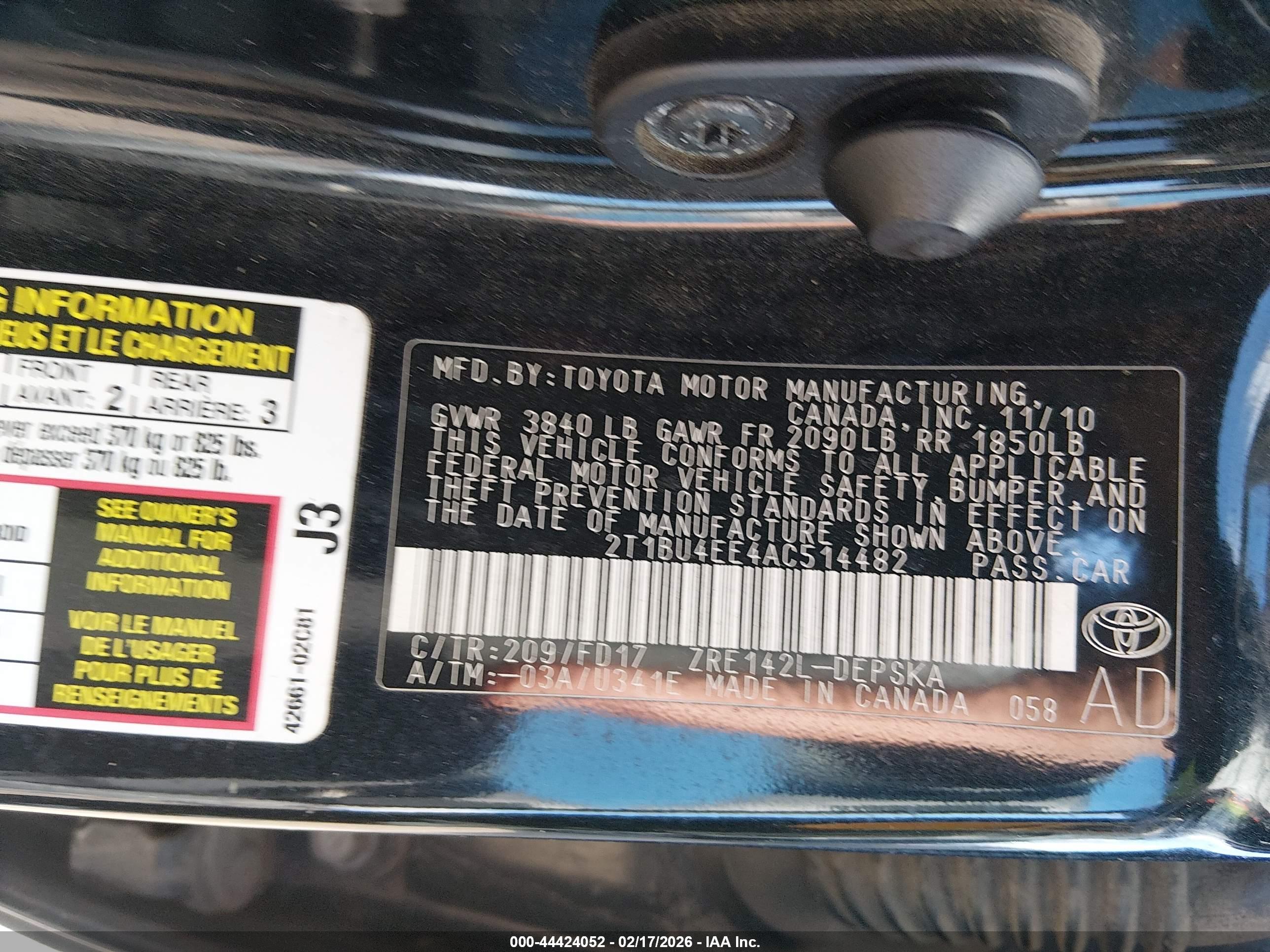 TOYOTA COROLLA image 9