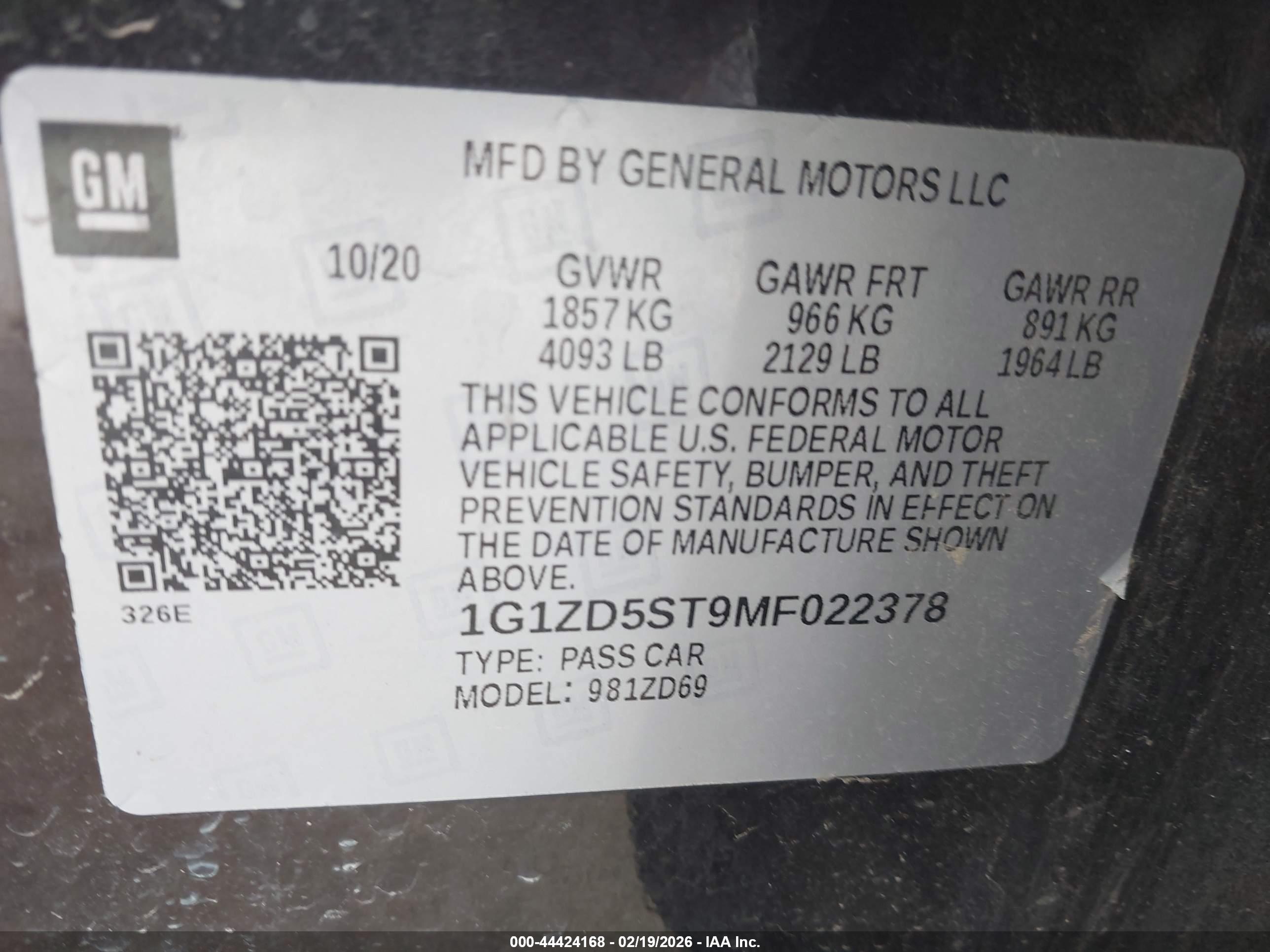 CHEVROLET MALIBU image 9