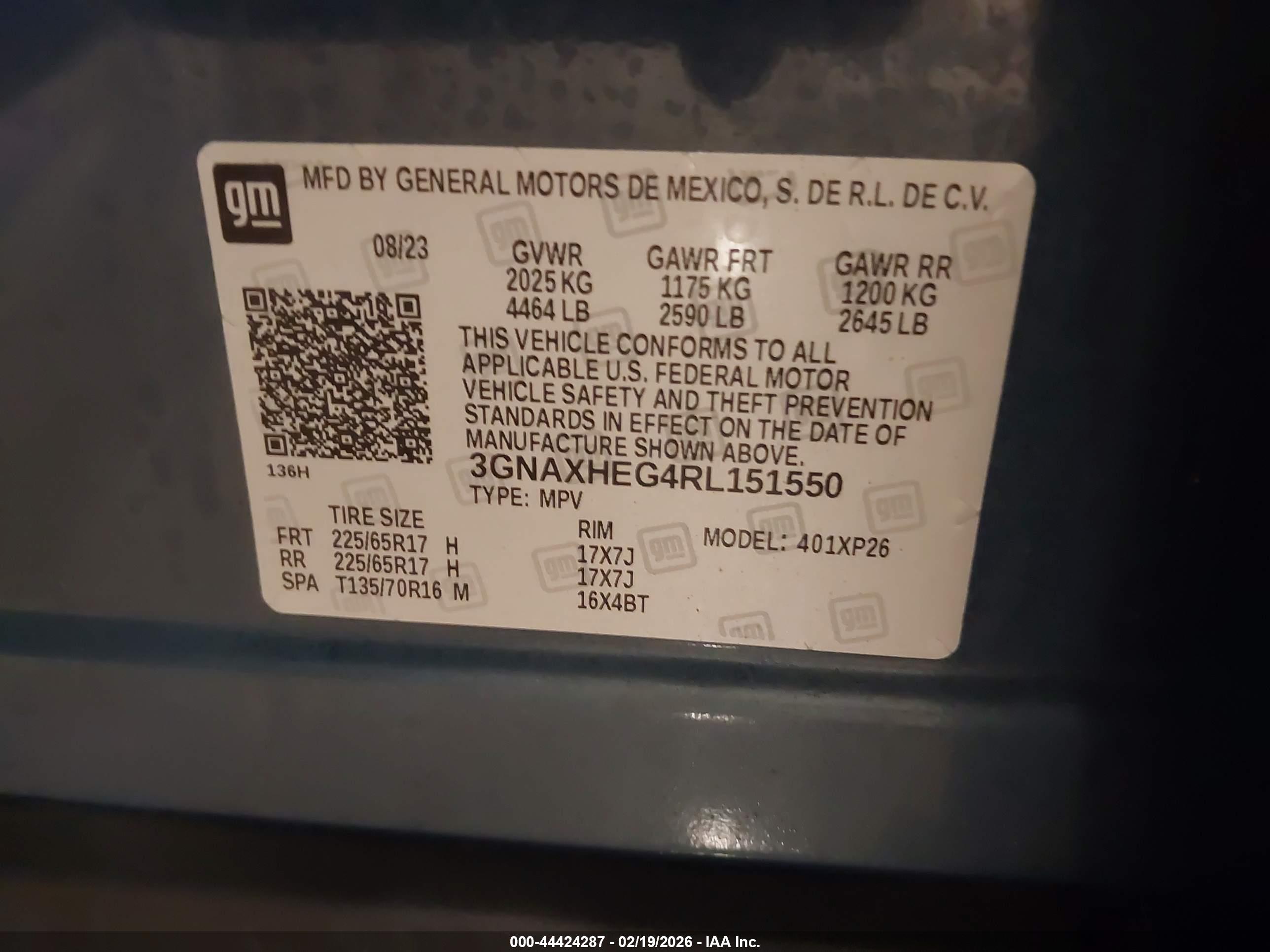 CHEVROLET EQUINOX image 9