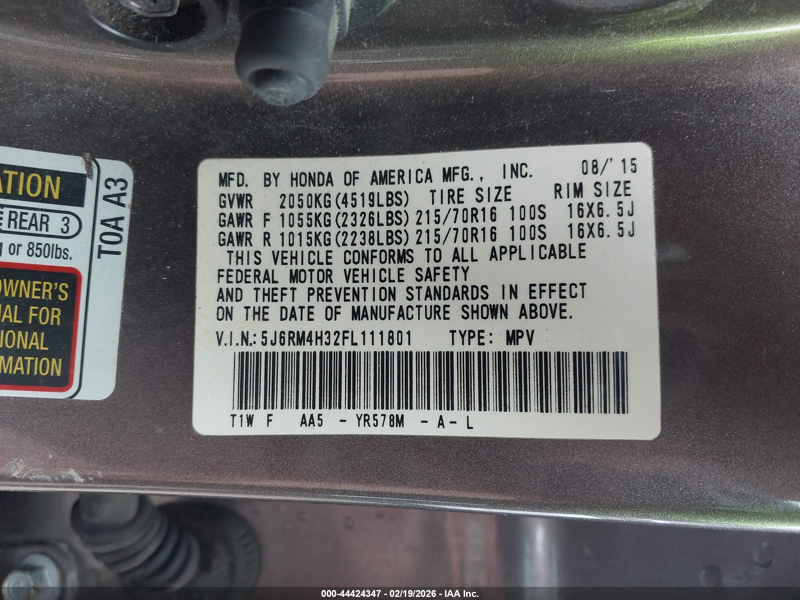 HONDA CR-V image 9