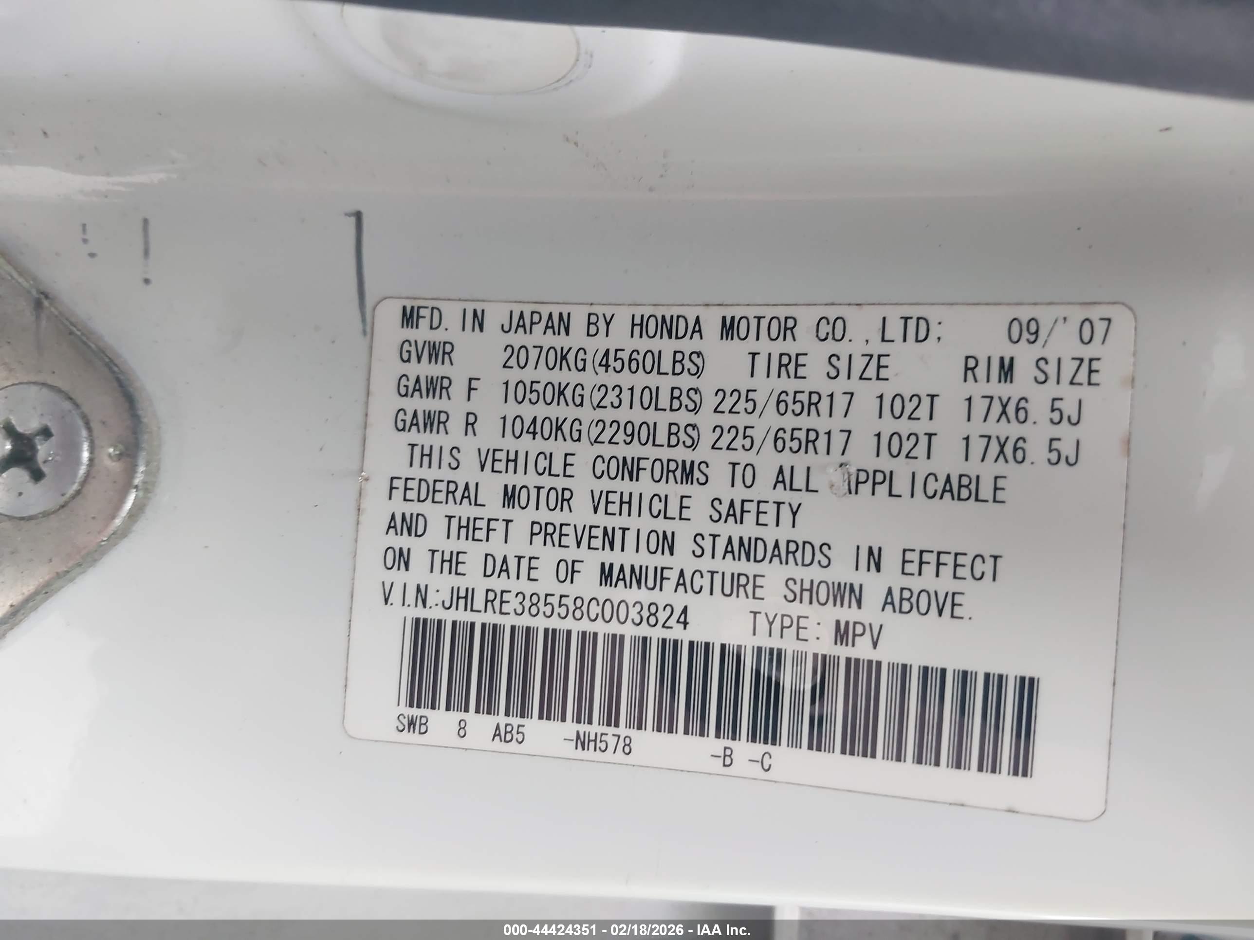 HONDA CR-V image 9