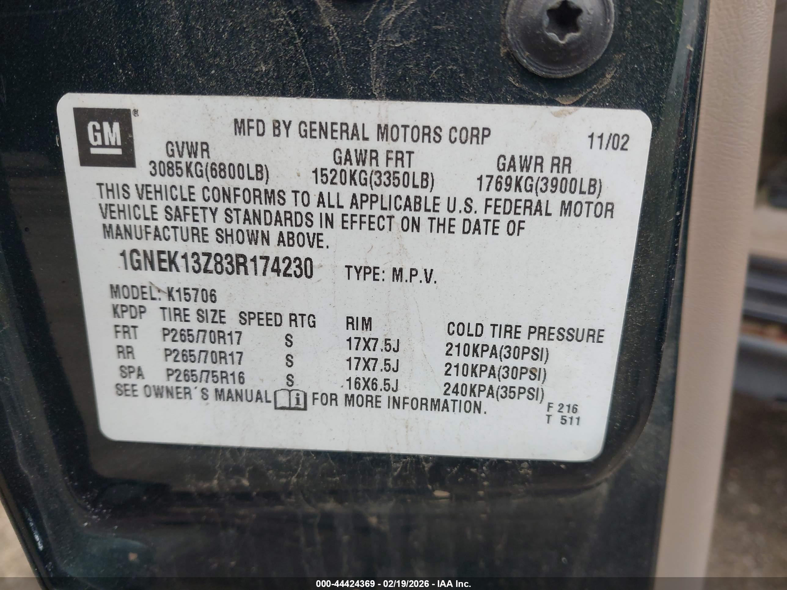 CHEVROLET TAHOE image 9