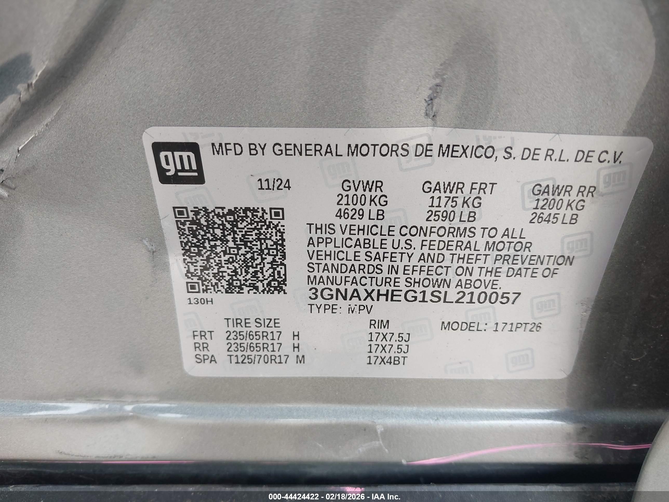 CHEVROLET EQUINOX image 9