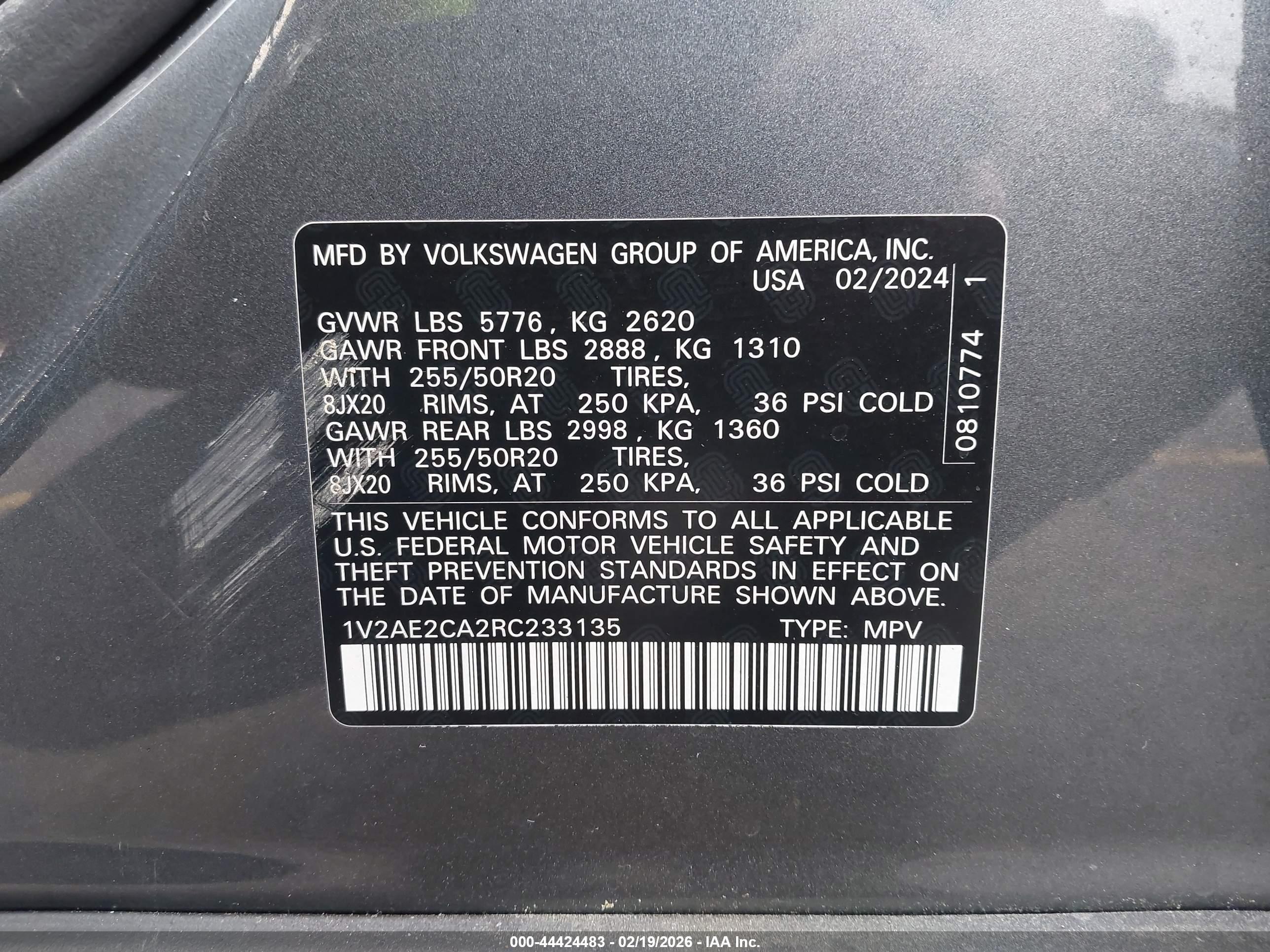 VOLKSWAGEN ATLAS image 9