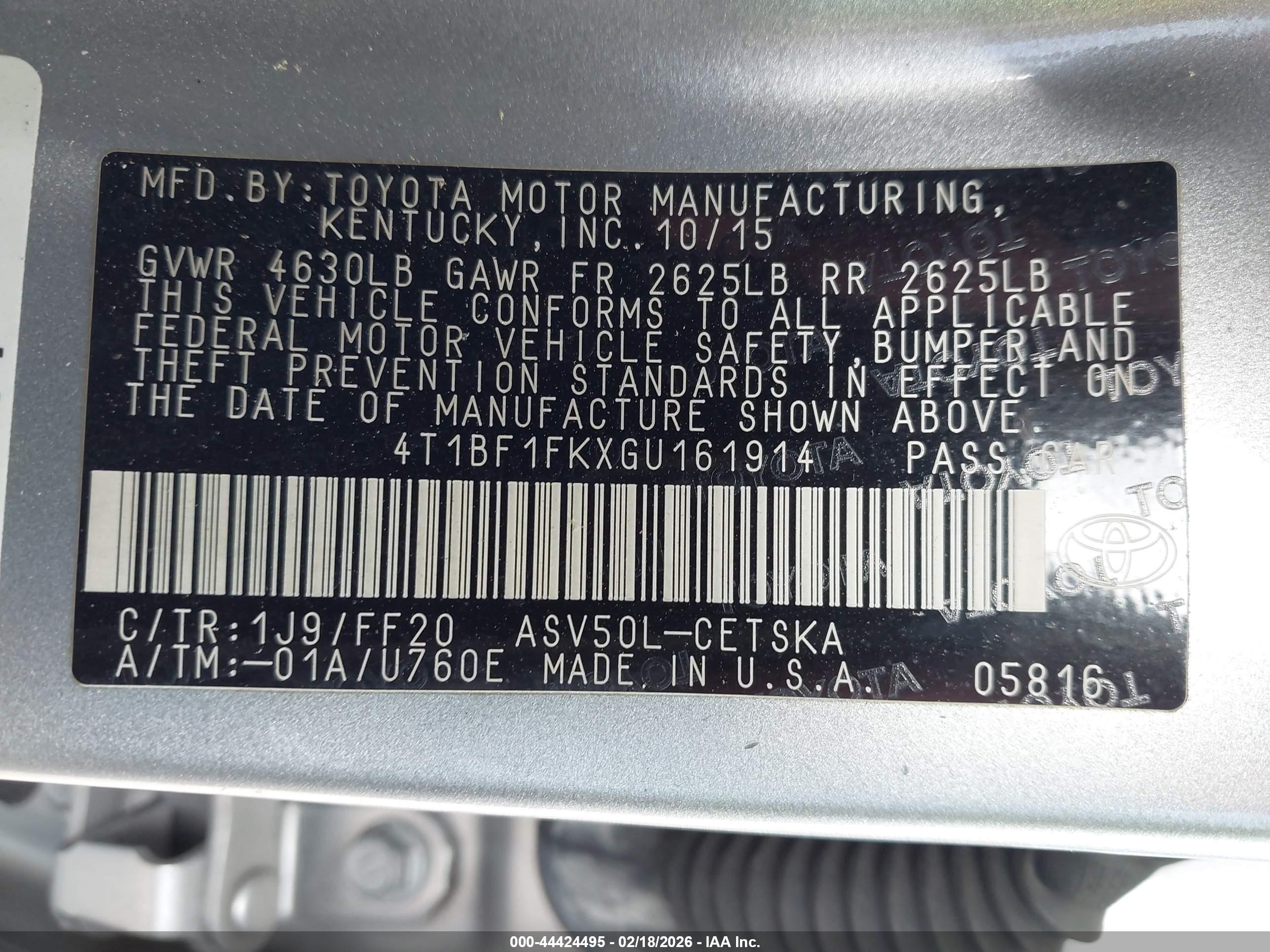 TOYOTA CAMRY image 9