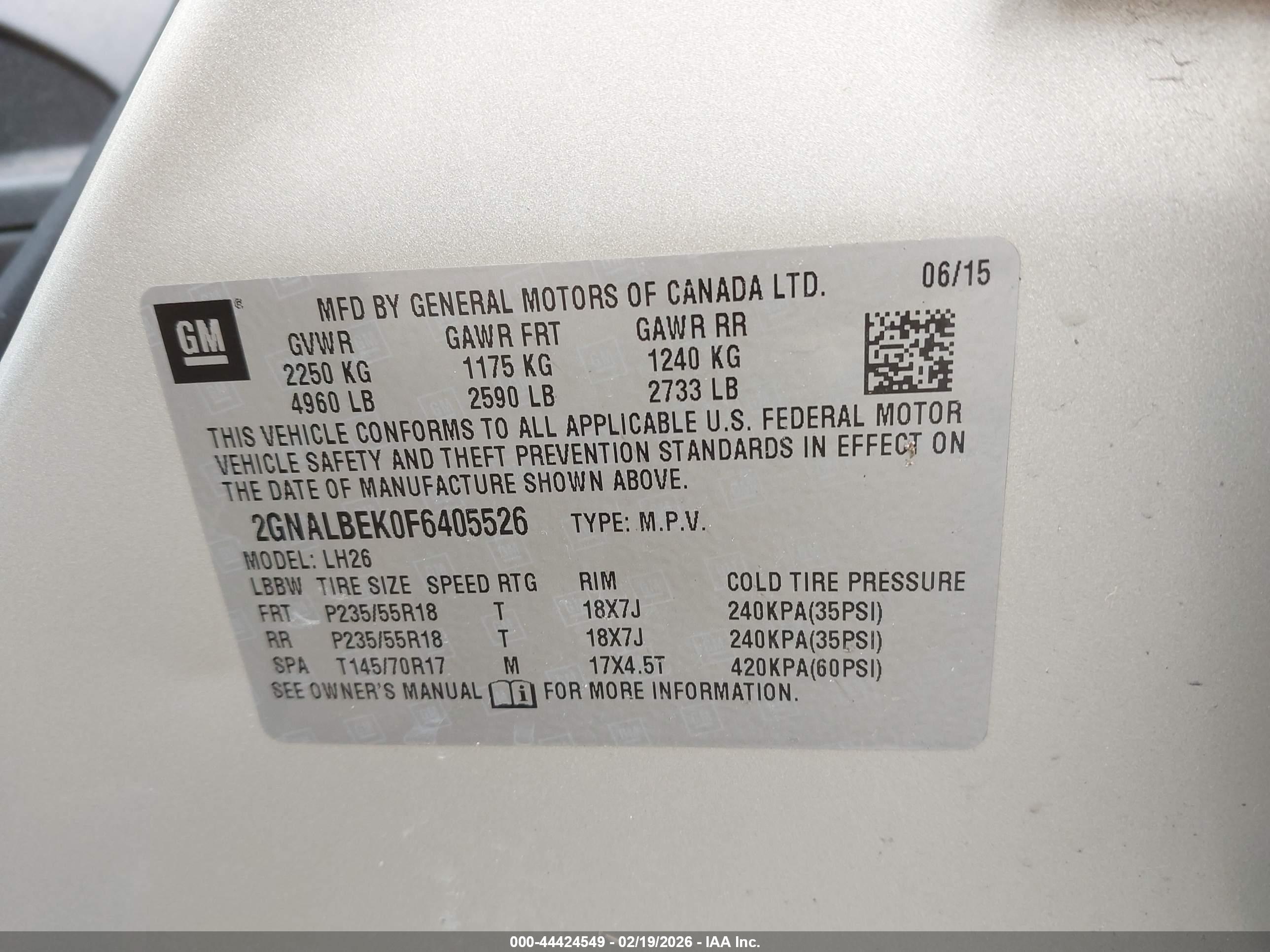 CHEVROLET EQUINOX image 9