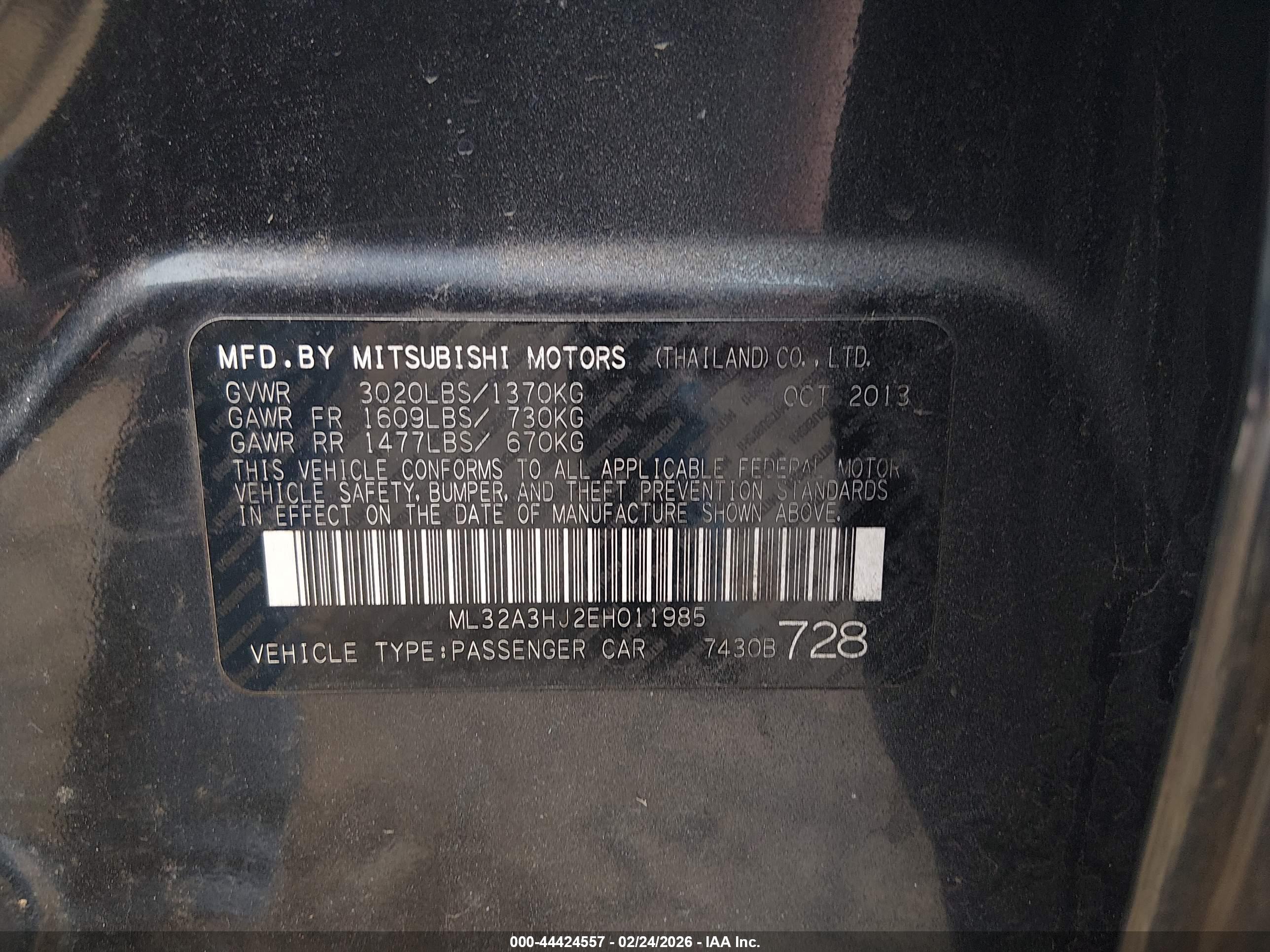 MITSUBISHI MIRAGE image 9