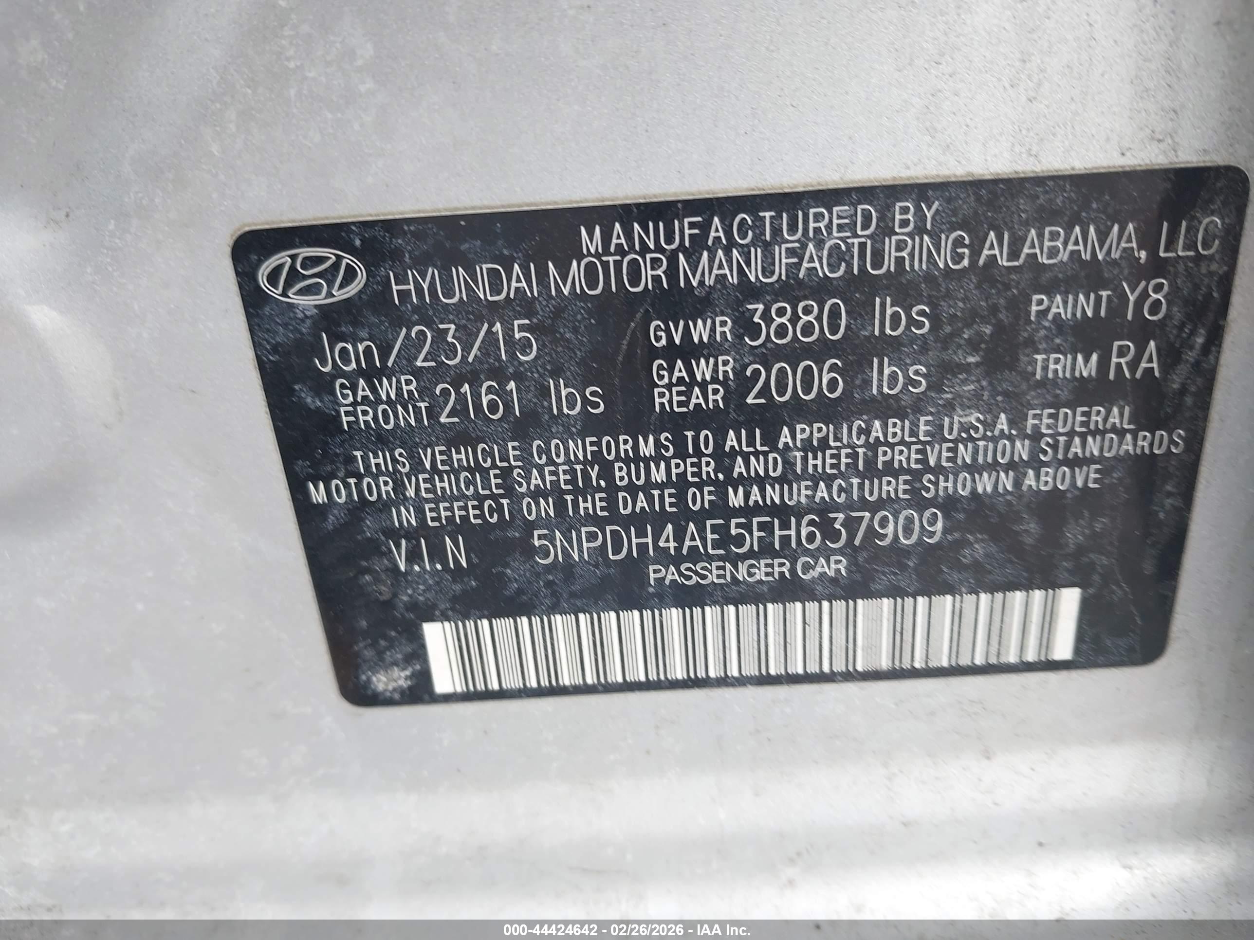 HYUNDAI ELANTRA image 9