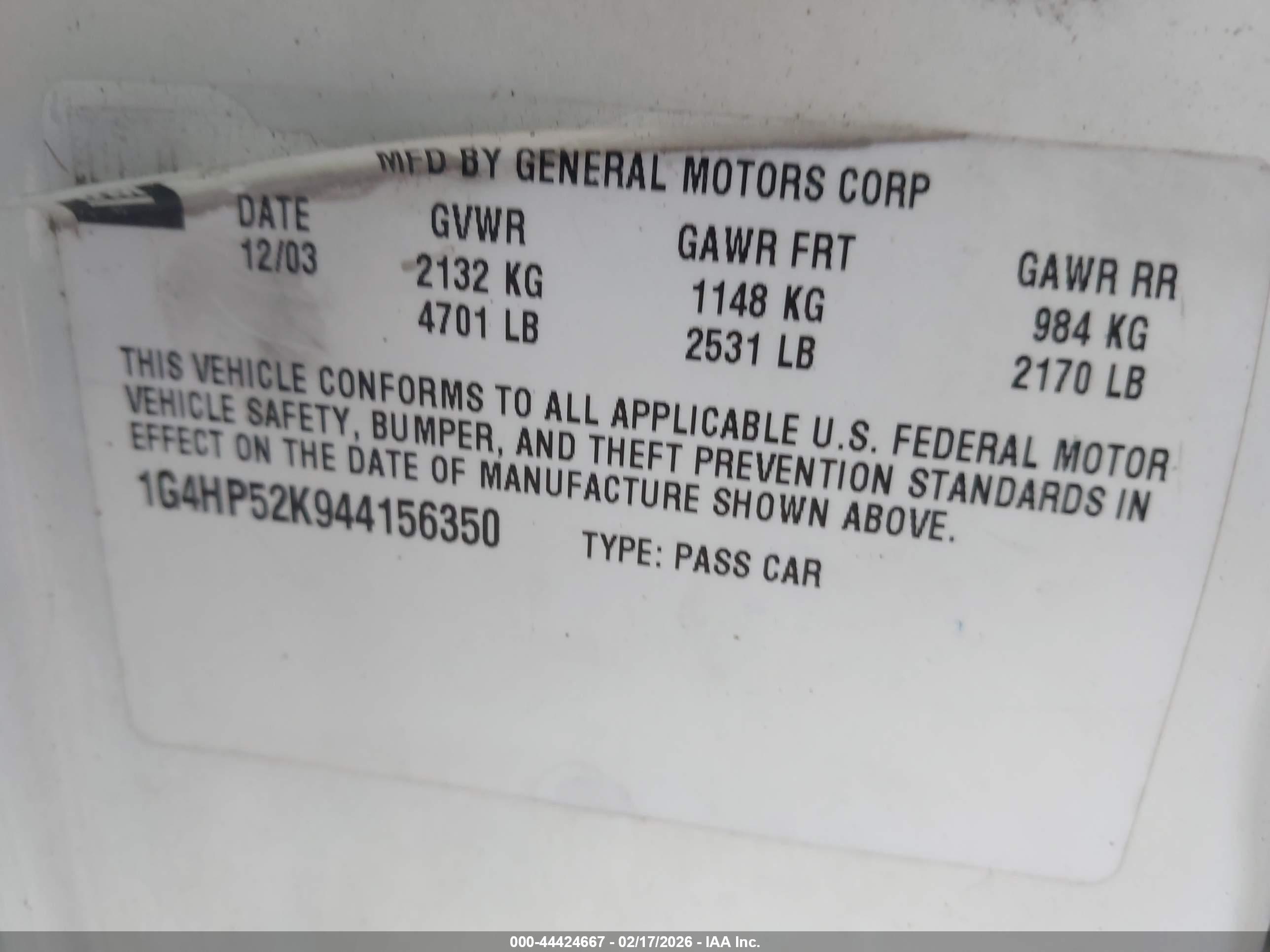 BUICK LESABRE image 9