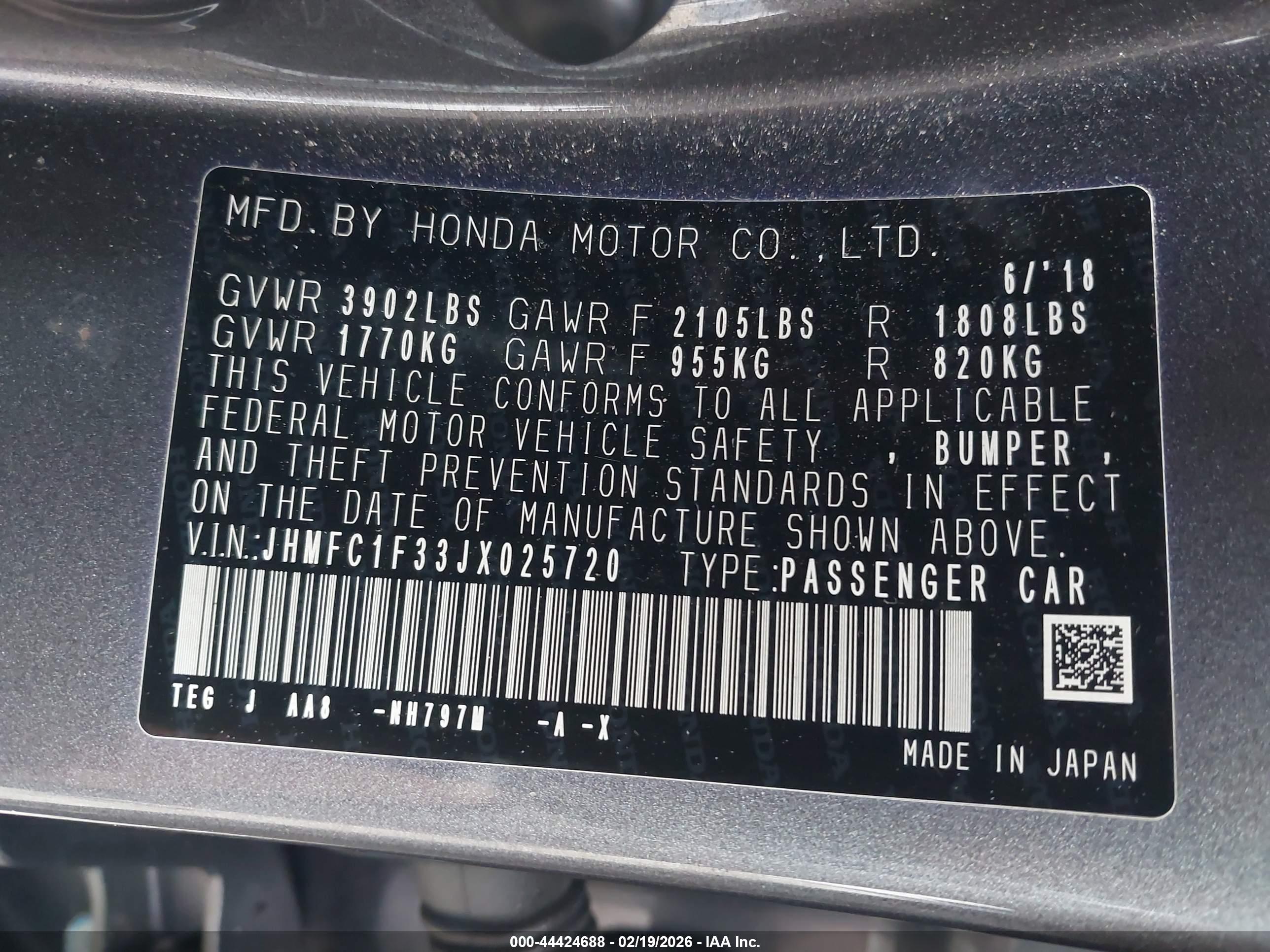 HONDA CIVIC image 9