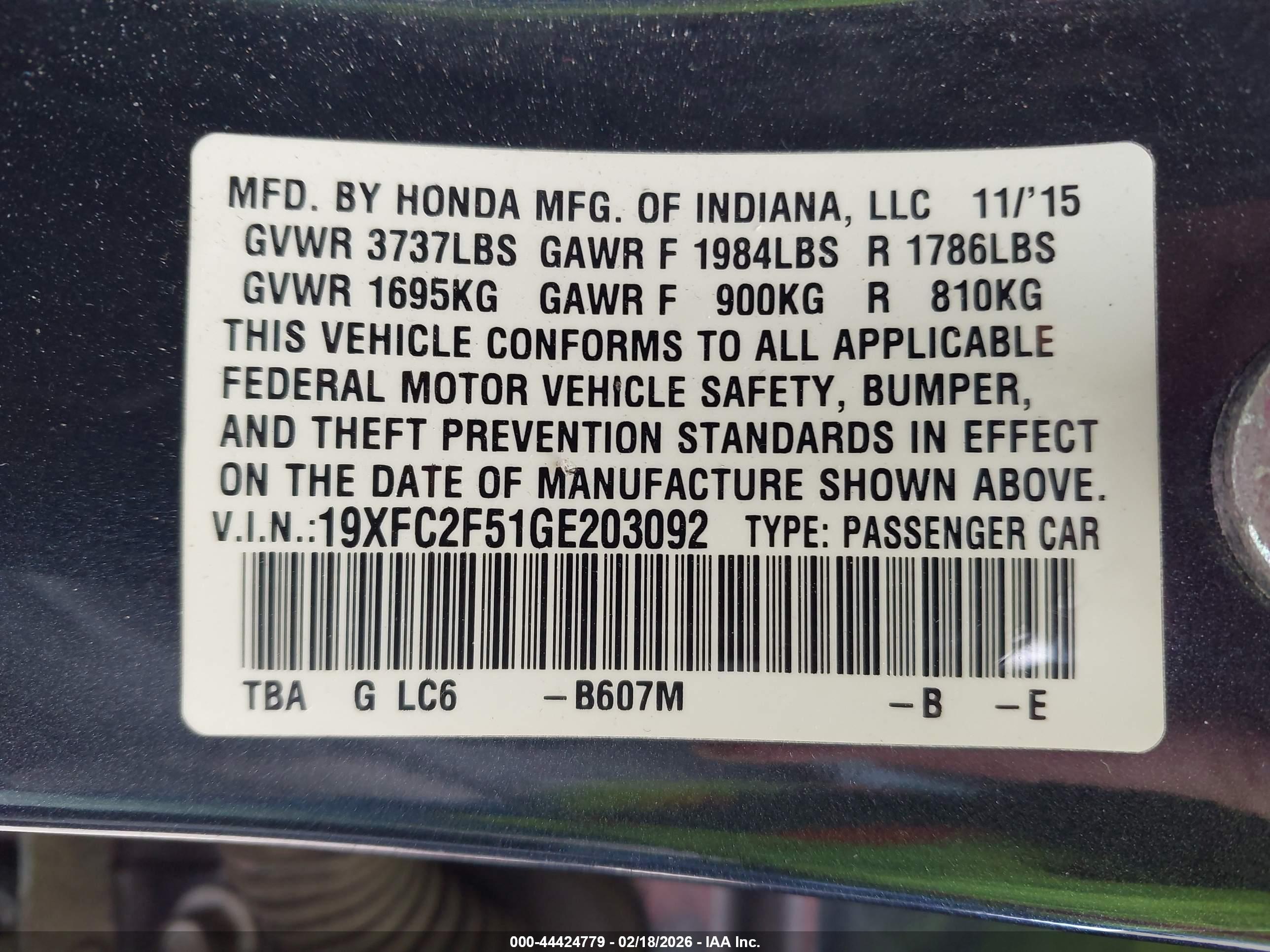 HONDA CIVIC image 9