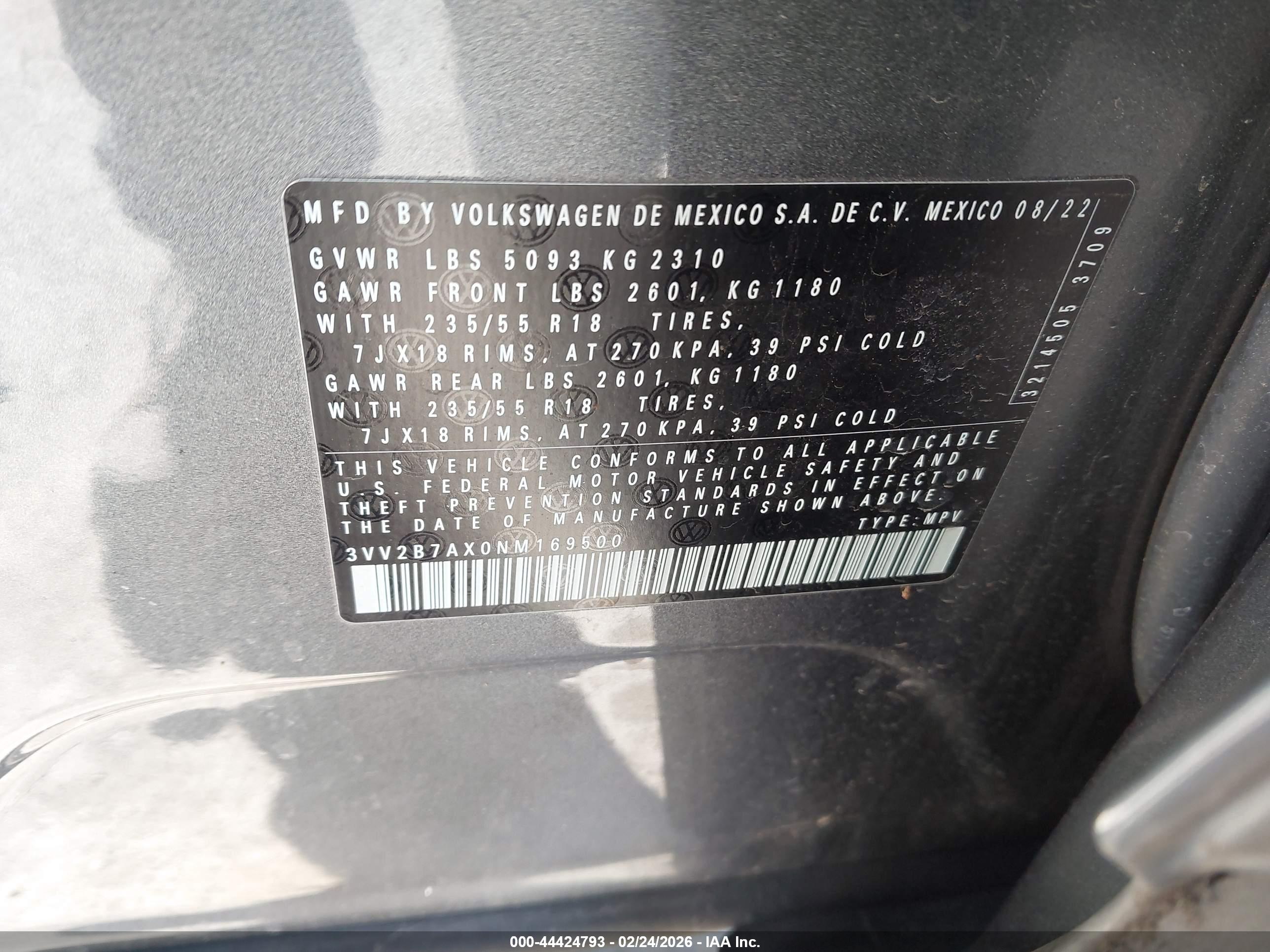 VOLKSWAGEN TIGUAN image 9