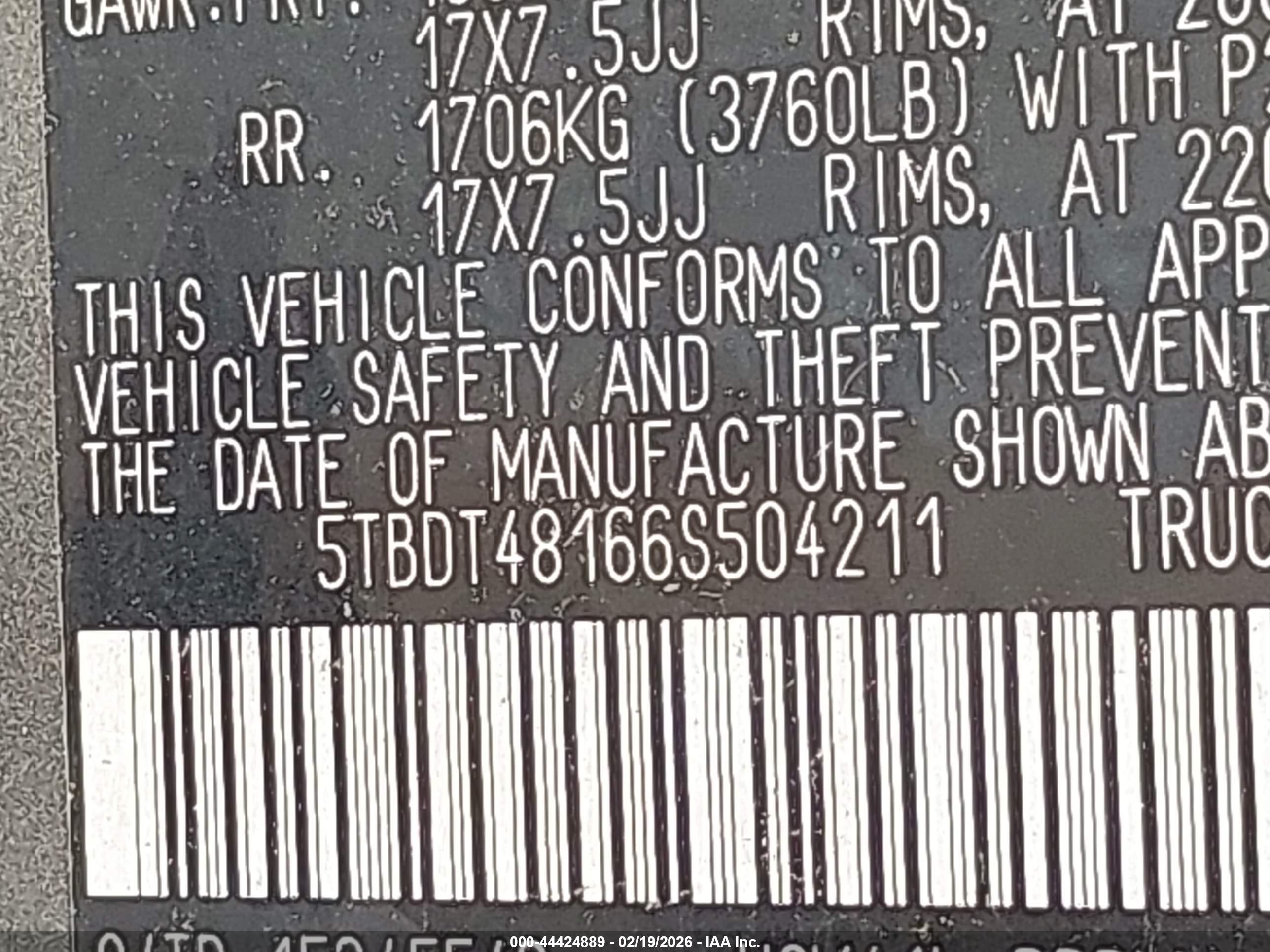 TOYOTA TUNDRA image 9