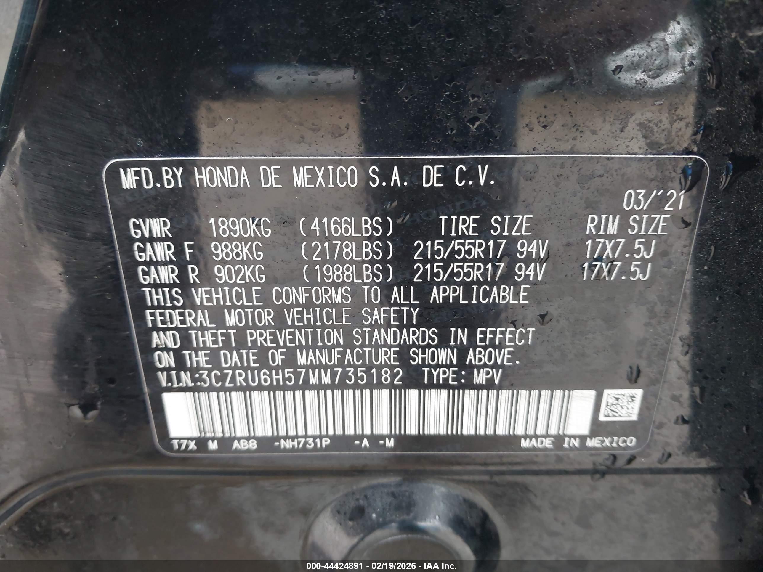 HONDA HR-V image 9