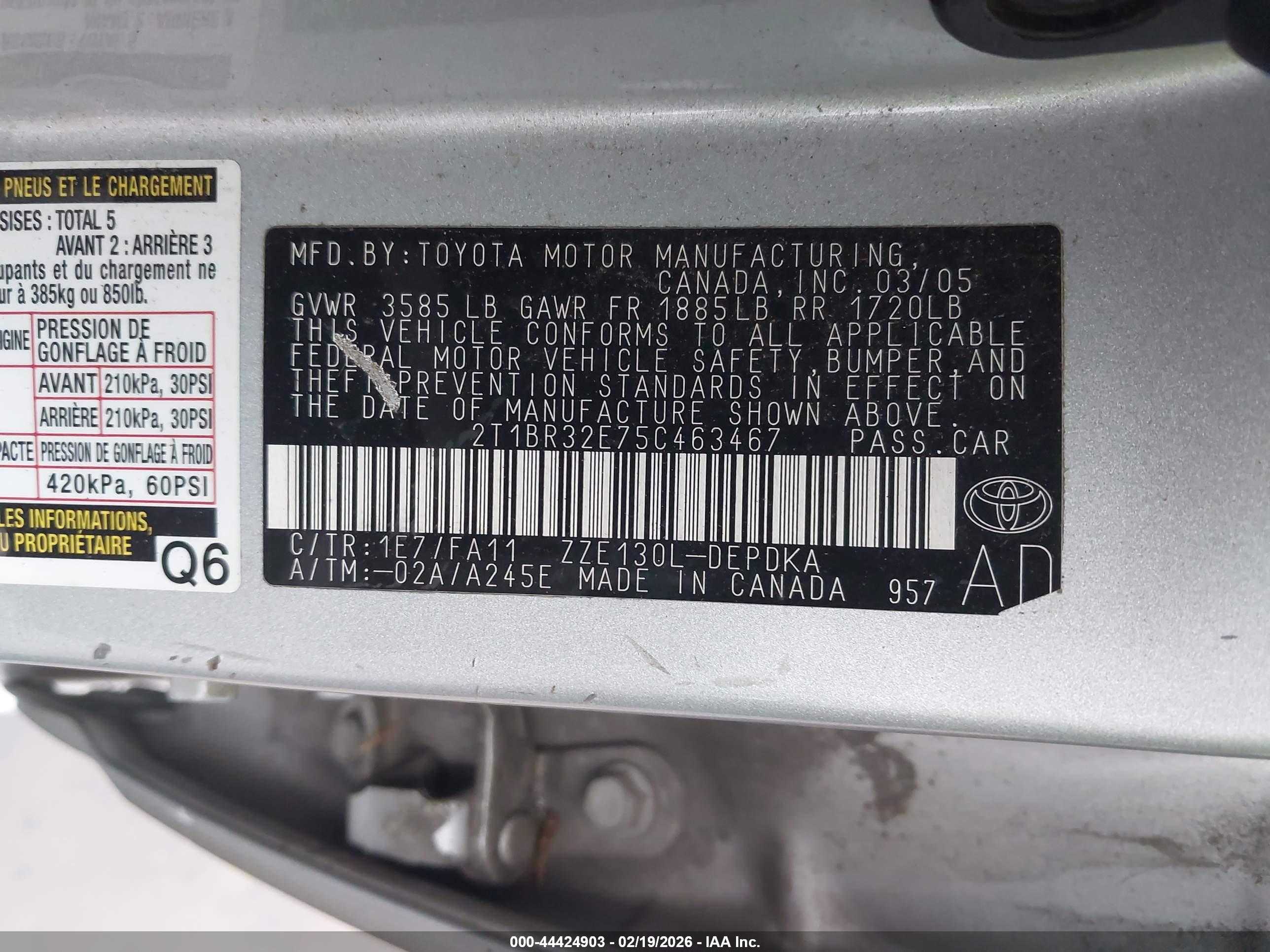 TOYOTA COROLLA image 9