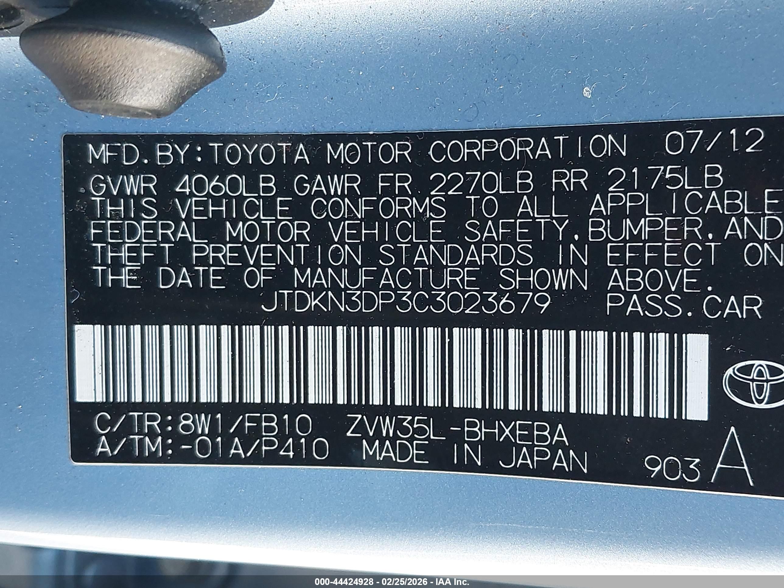 TOYOTA PRIUS image 9