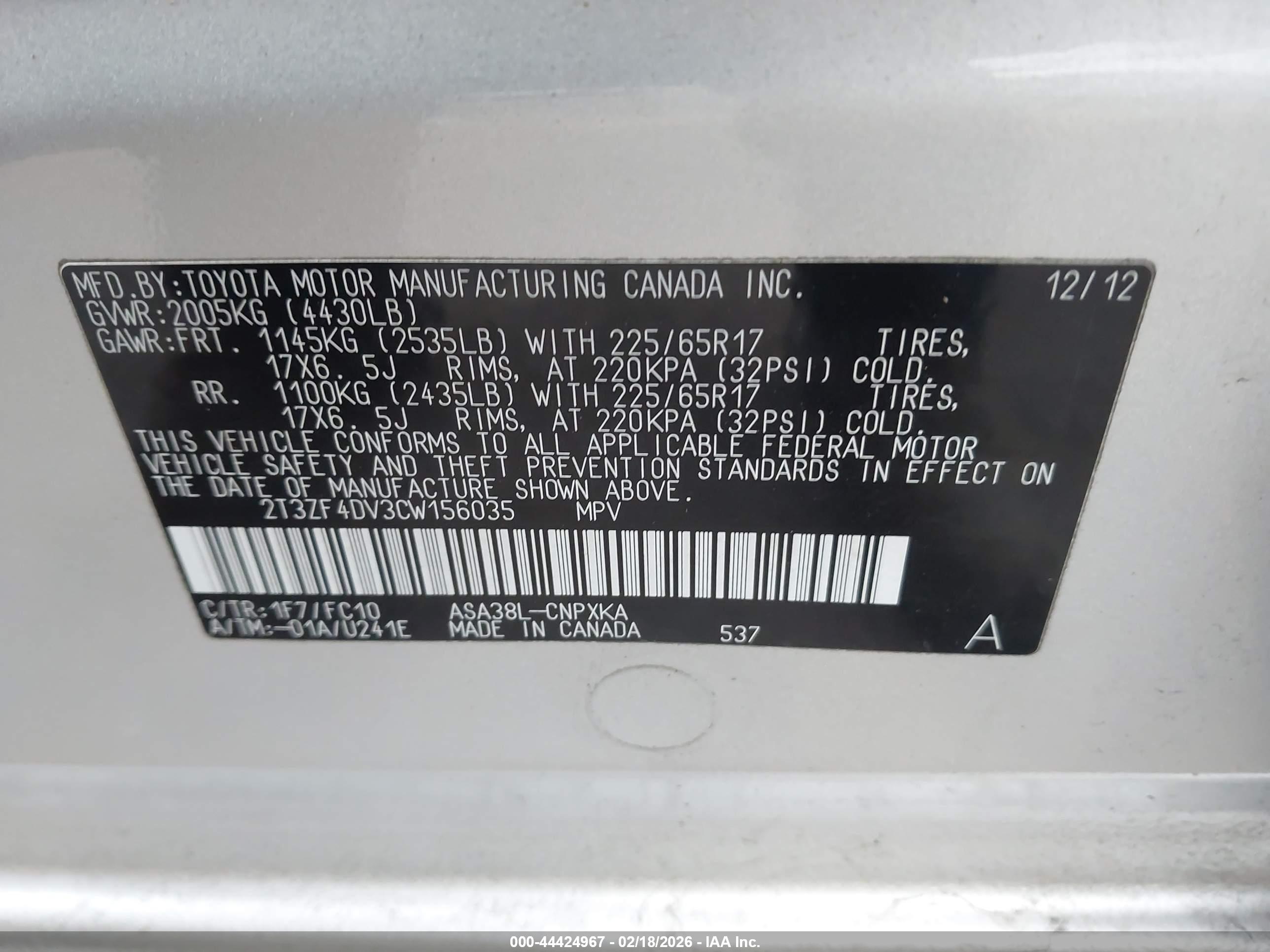 TOYOTA RAV4 image 9