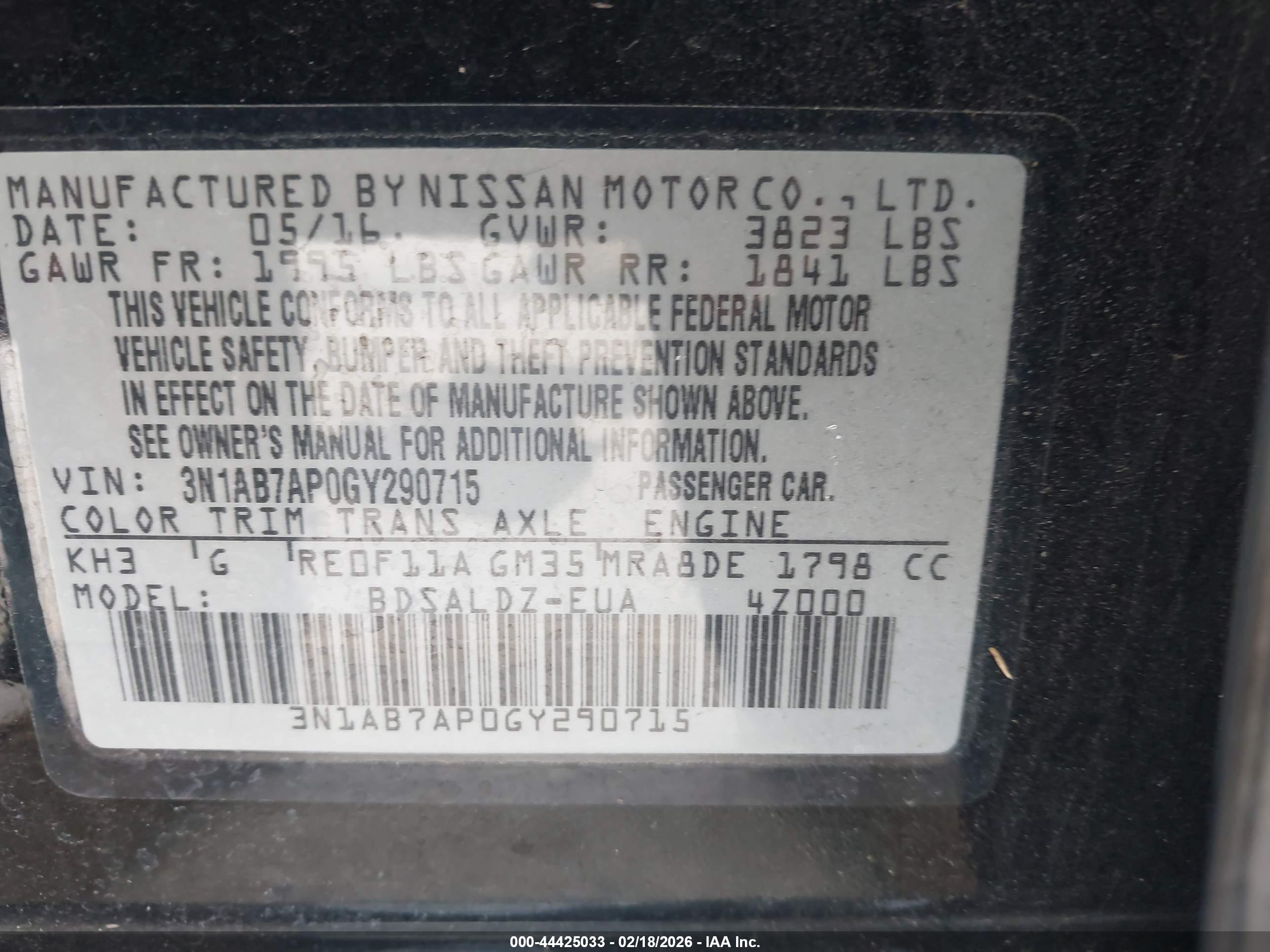 NISSAN SENTRA image 9