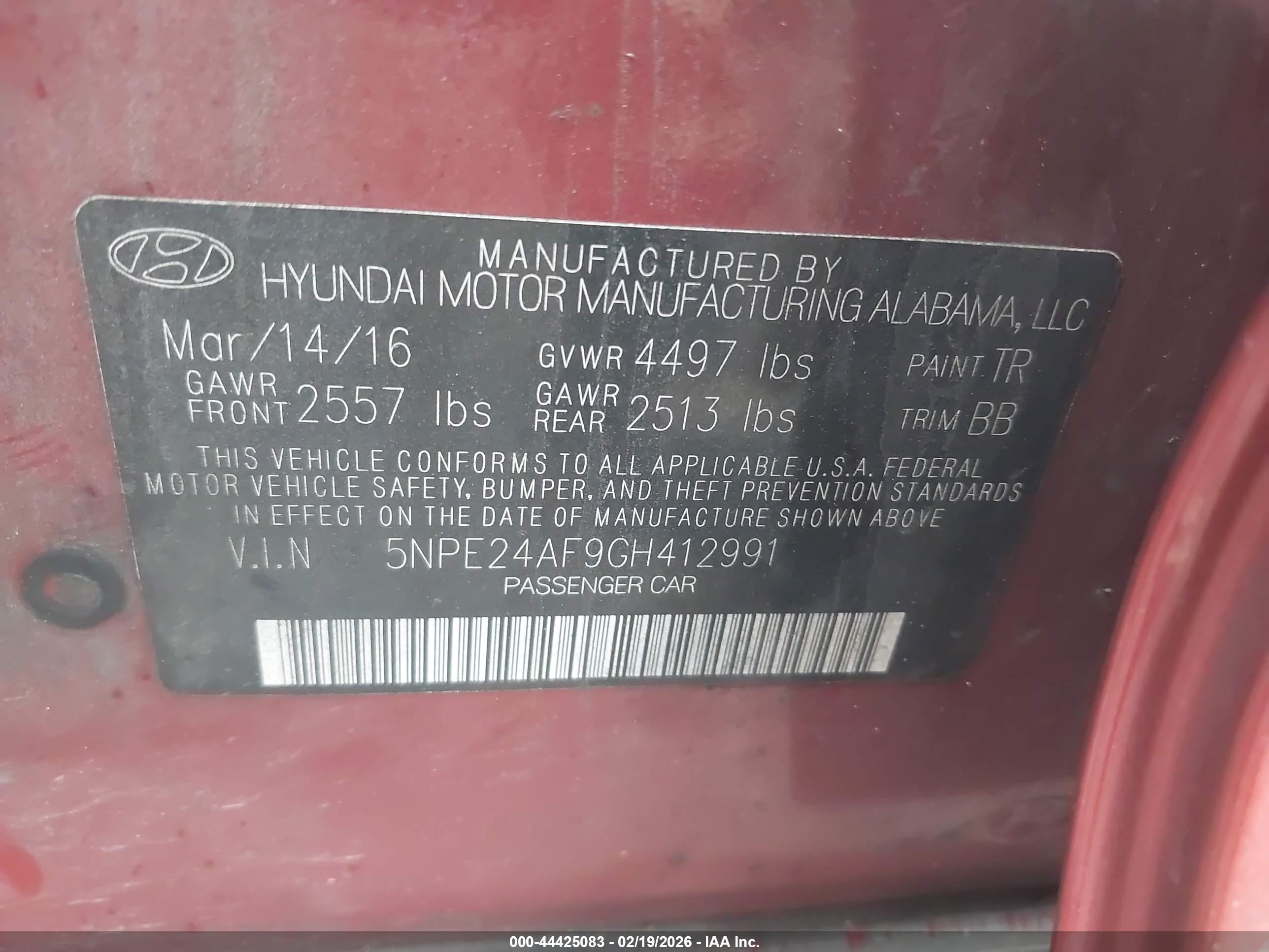 HYUNDAI SONATA image 9