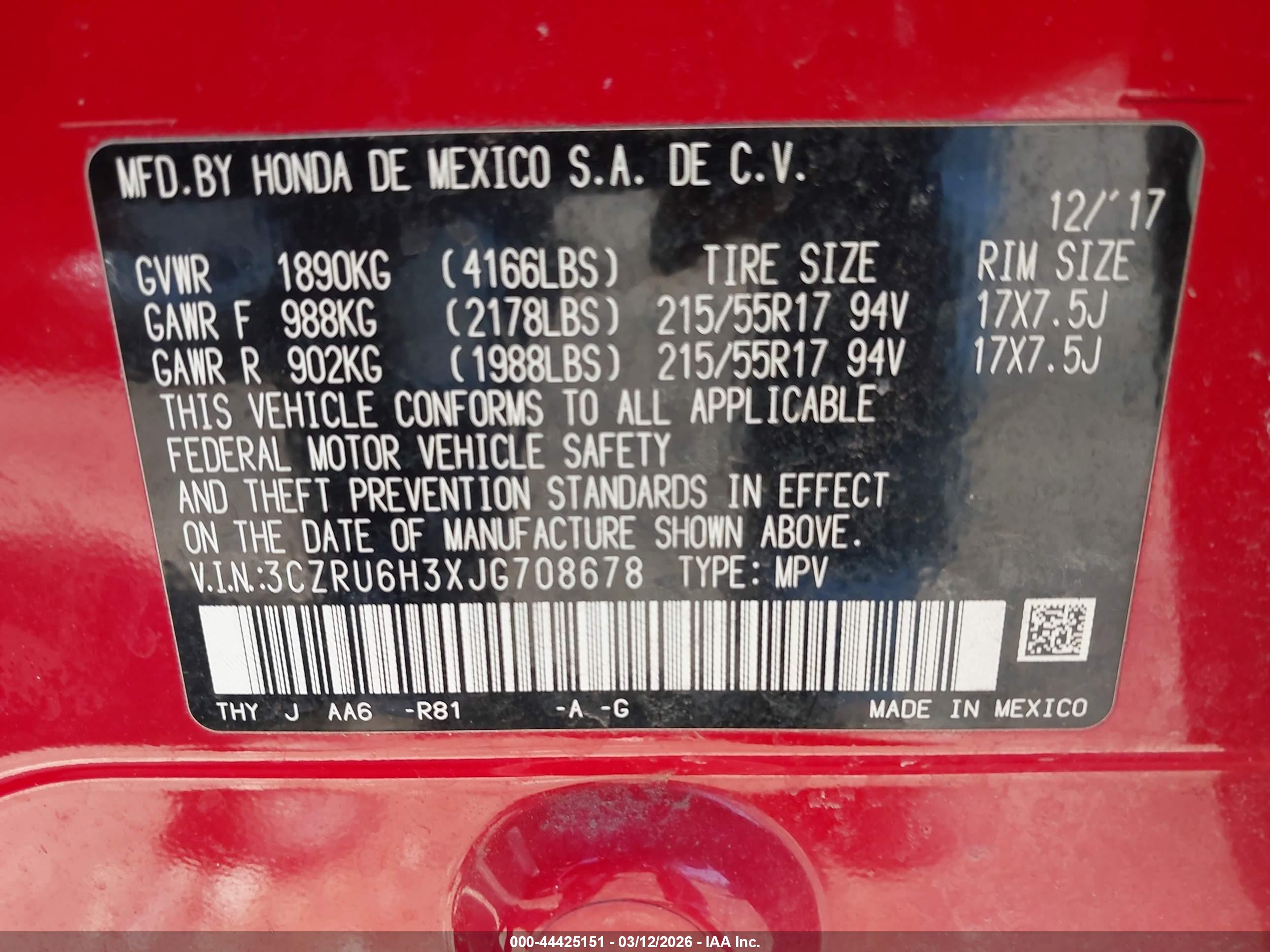 HONDA HR-V image 9