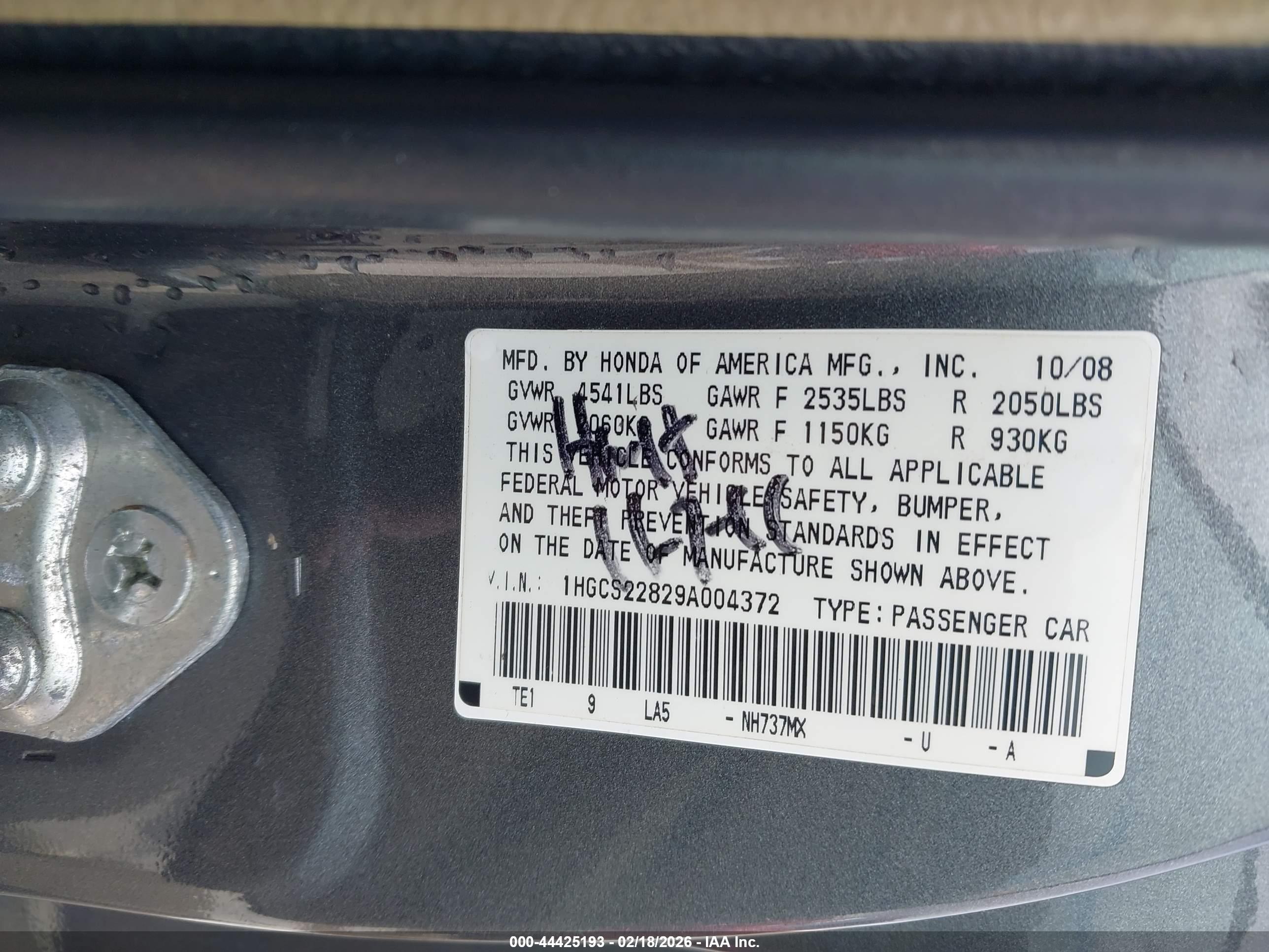 HONDA ACCORD image 9