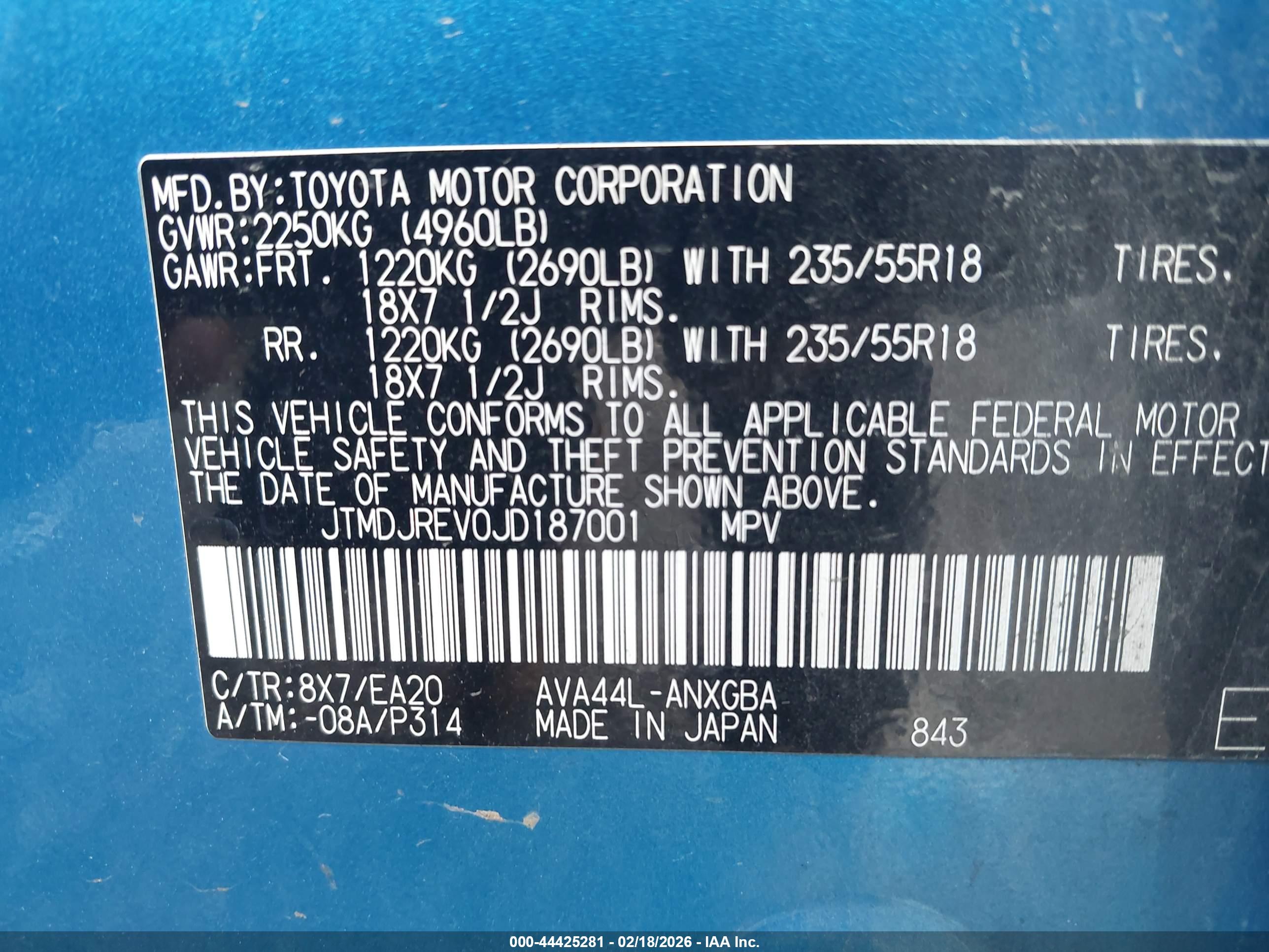 TOYOTA RAV4 image 9