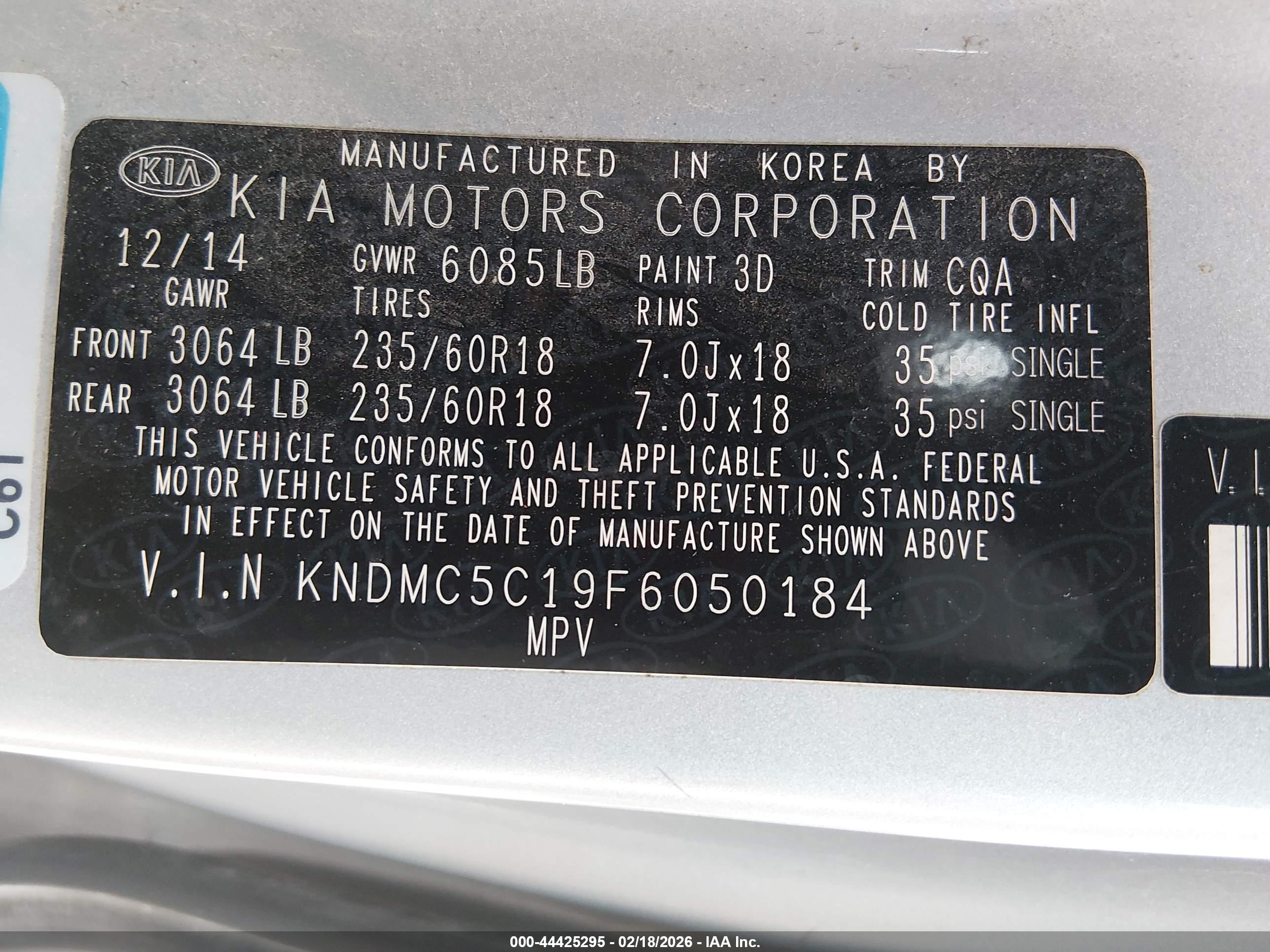 KIA SEDONA image 9