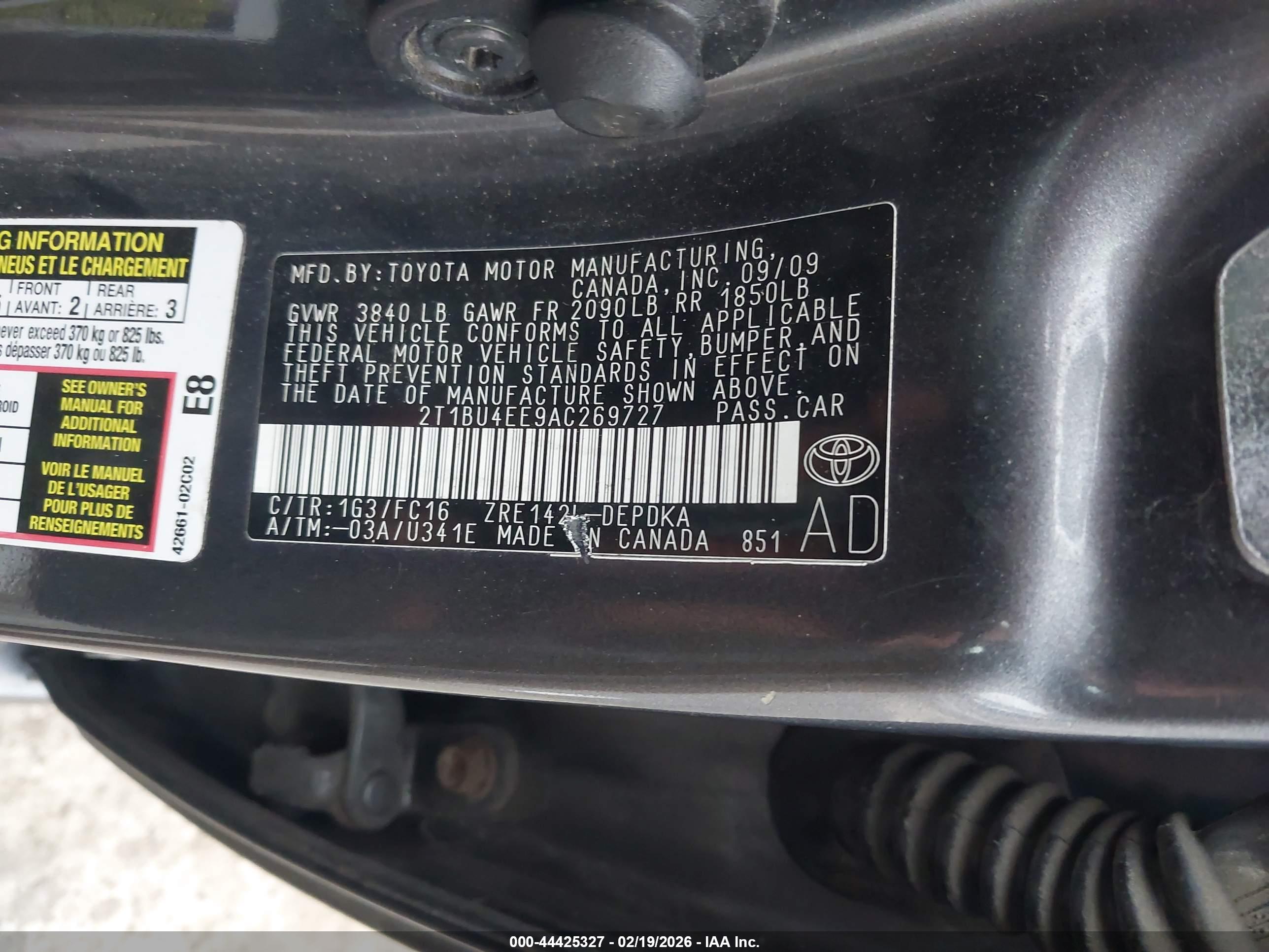 TOYOTA COROLLA image 9