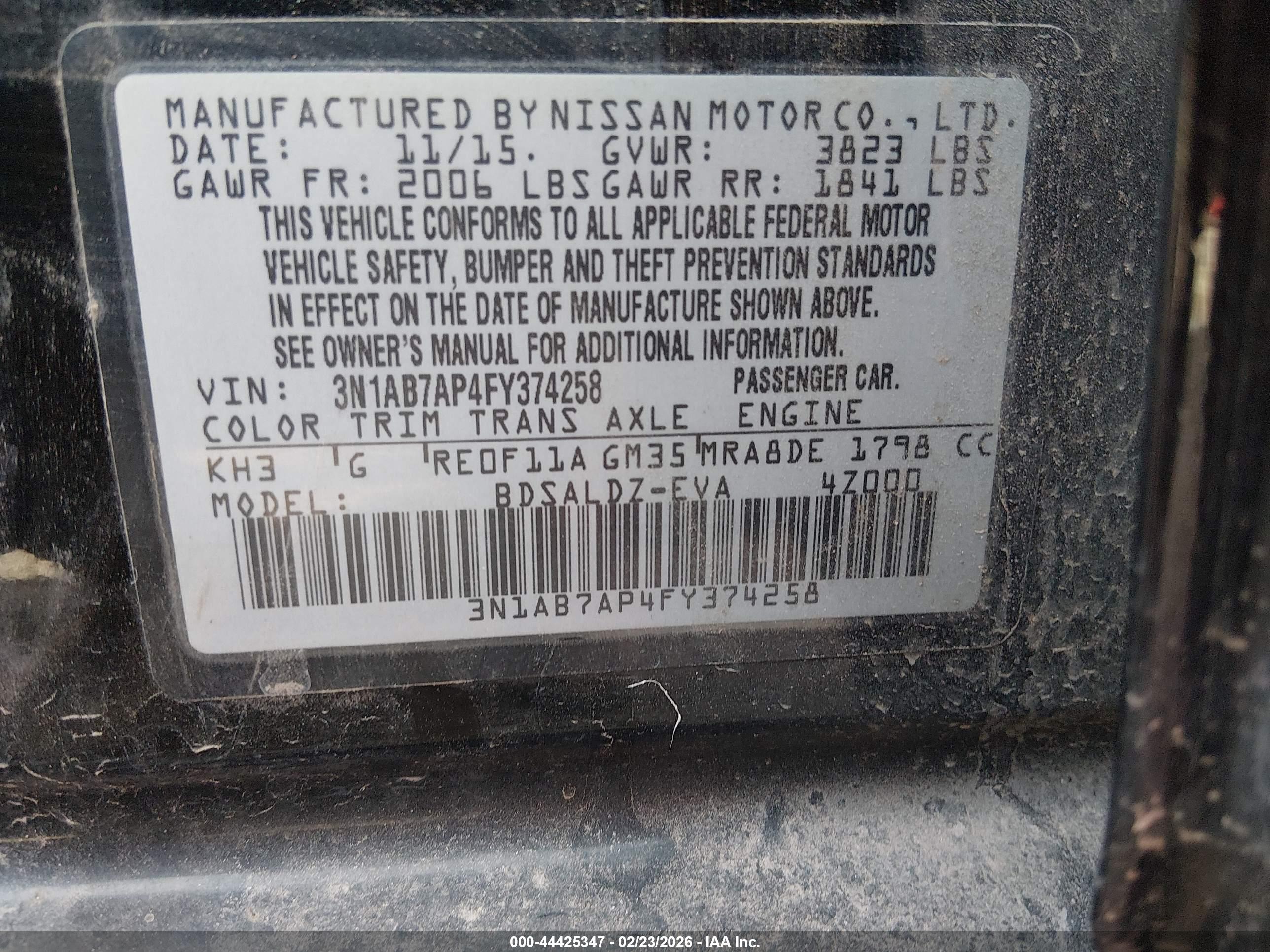 NISSAN SENTRA image 9