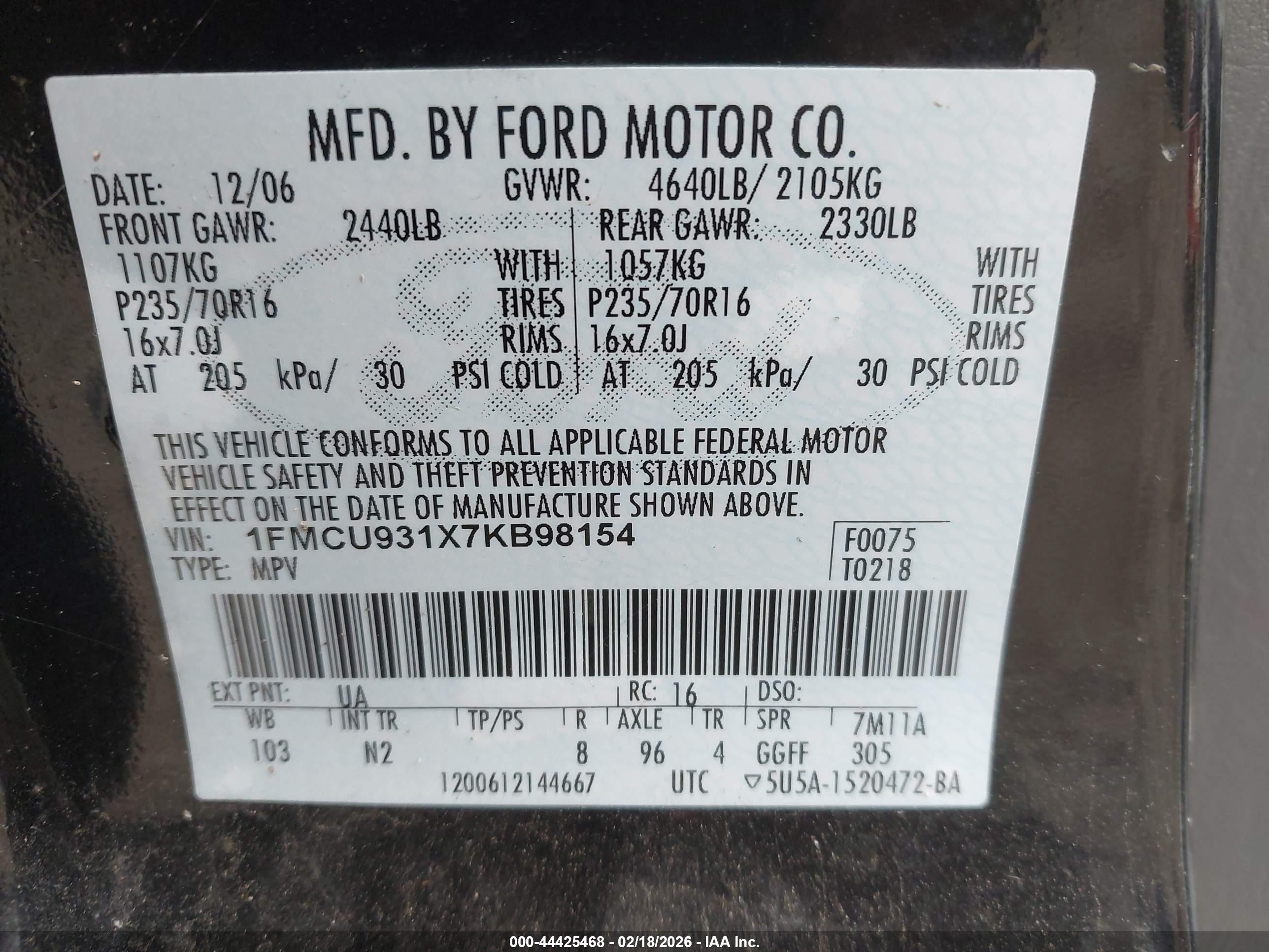 FORD ESCAPE image 9