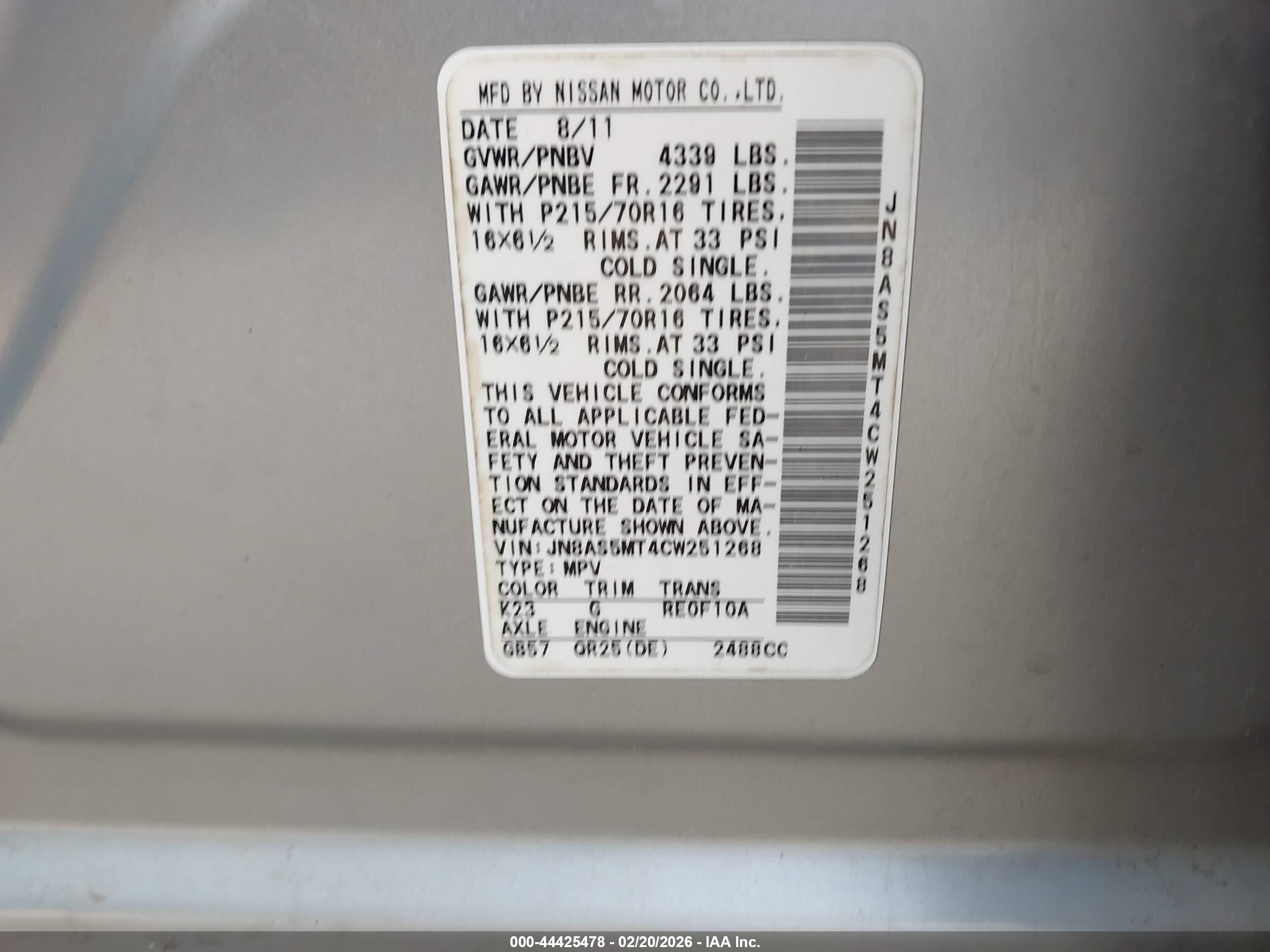 NISSAN ROGUE image 9