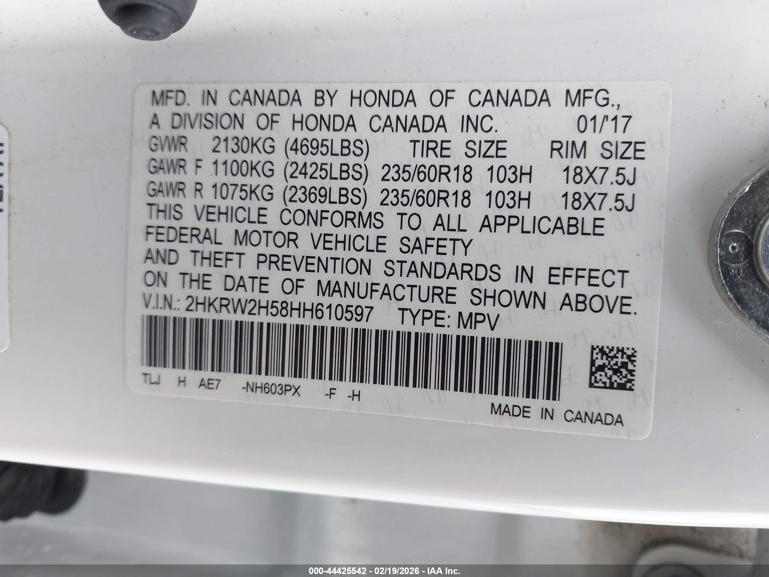 HONDA CR-V image 9
