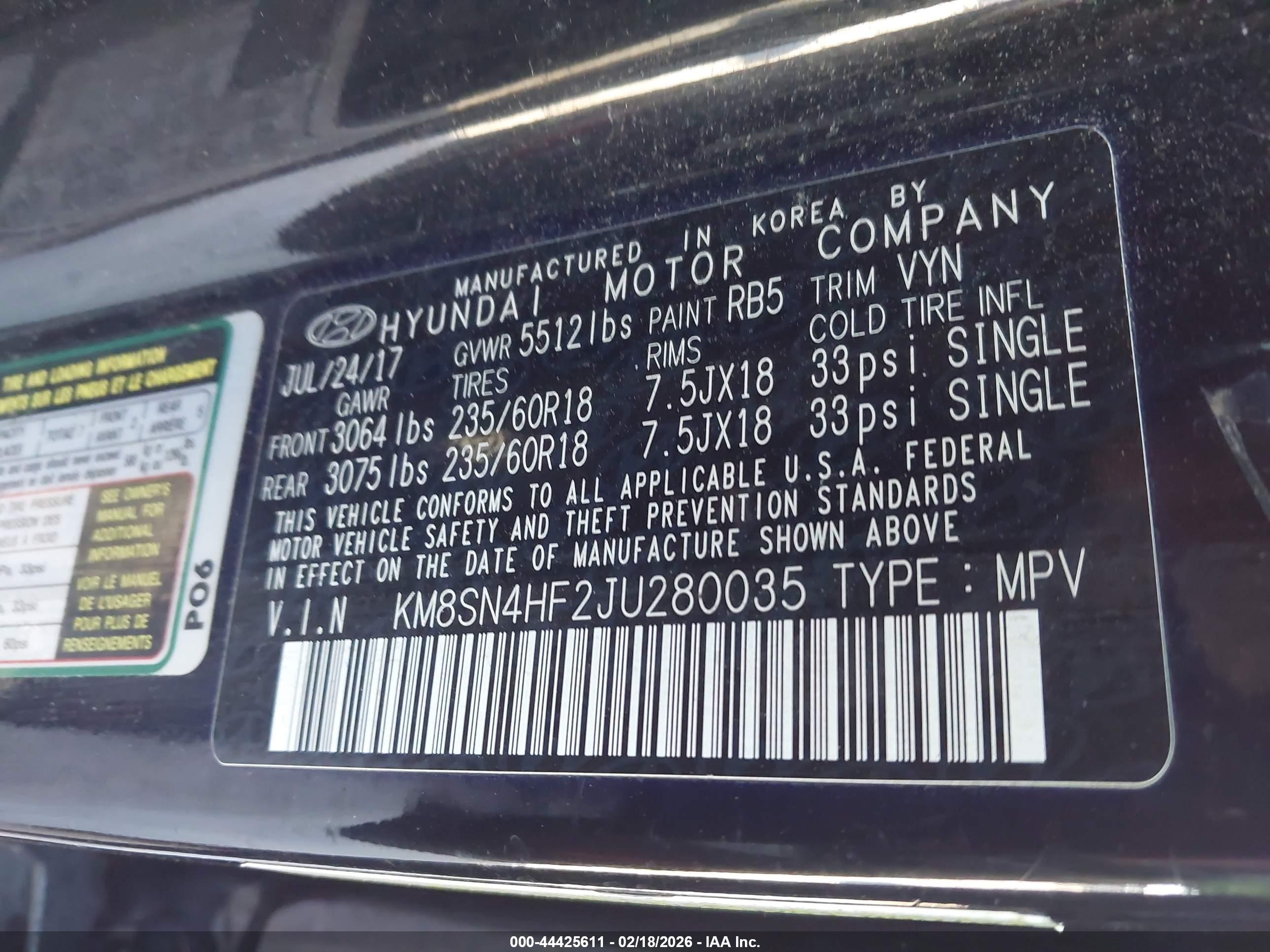 HYUNDAI SANTA image 9